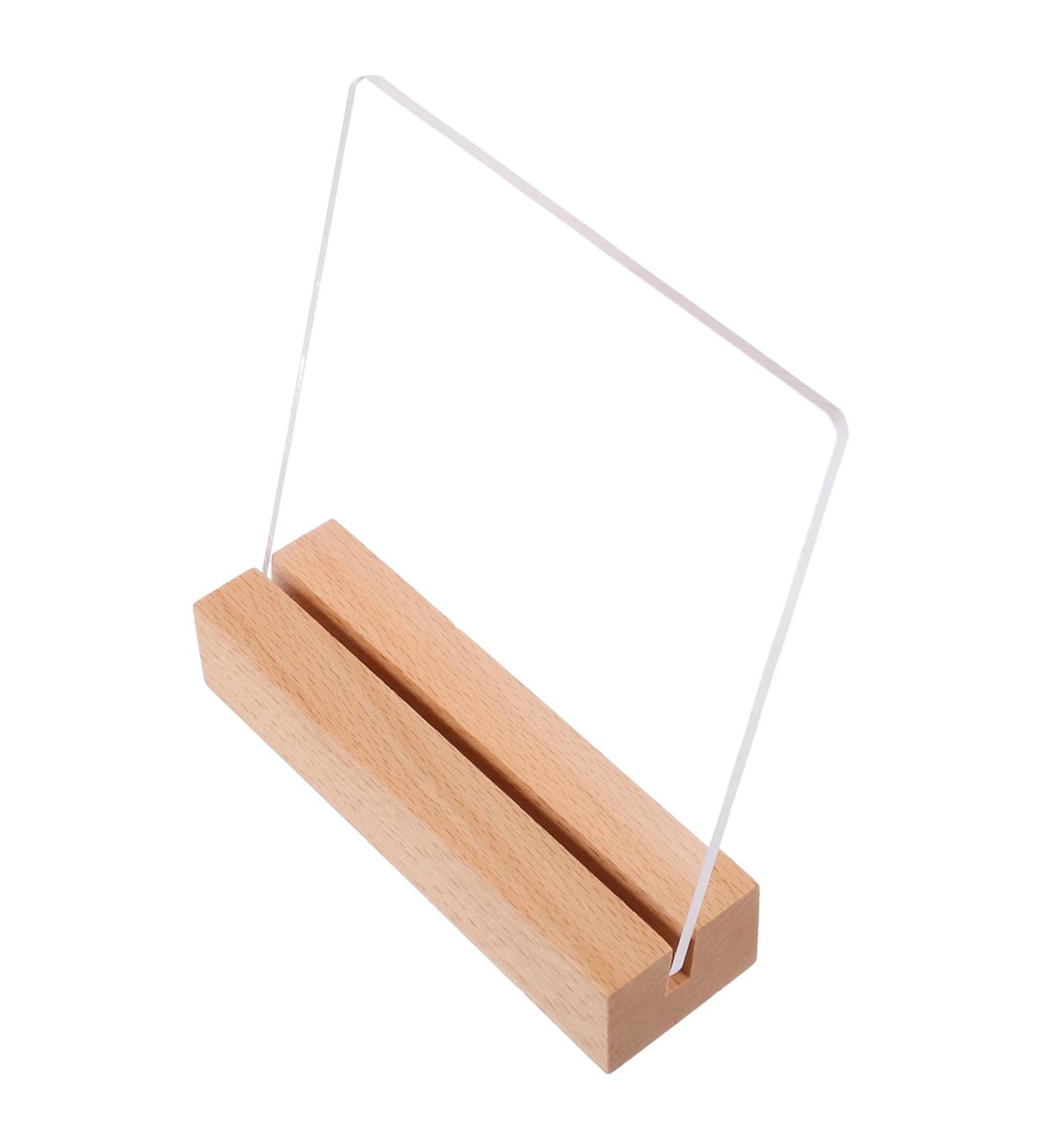 AOKWAWALIY Nail Display Board False Nail Board False Nail Training Acrylic Nail Display Stand Small Acrylic Sign Holder Nail Art Display Board Fake Nails Storage Box Manicure Wood - Buy Online on SooperMarket.com