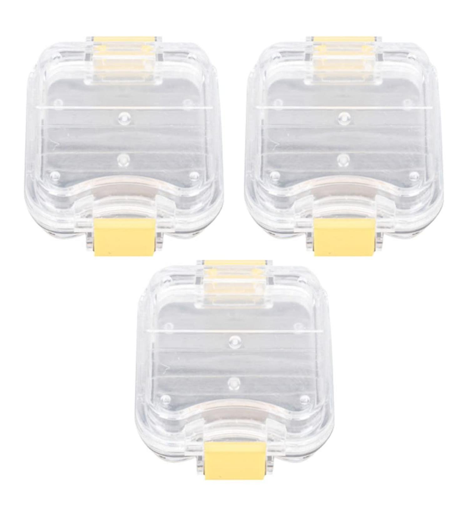 5Pcs Clear Denture Container Kit | Plastic Tooth Box | Transparent Membrane Denture Tablets - 4.5X4.5CM - As Shown - Buy Online on SooperMarket.com