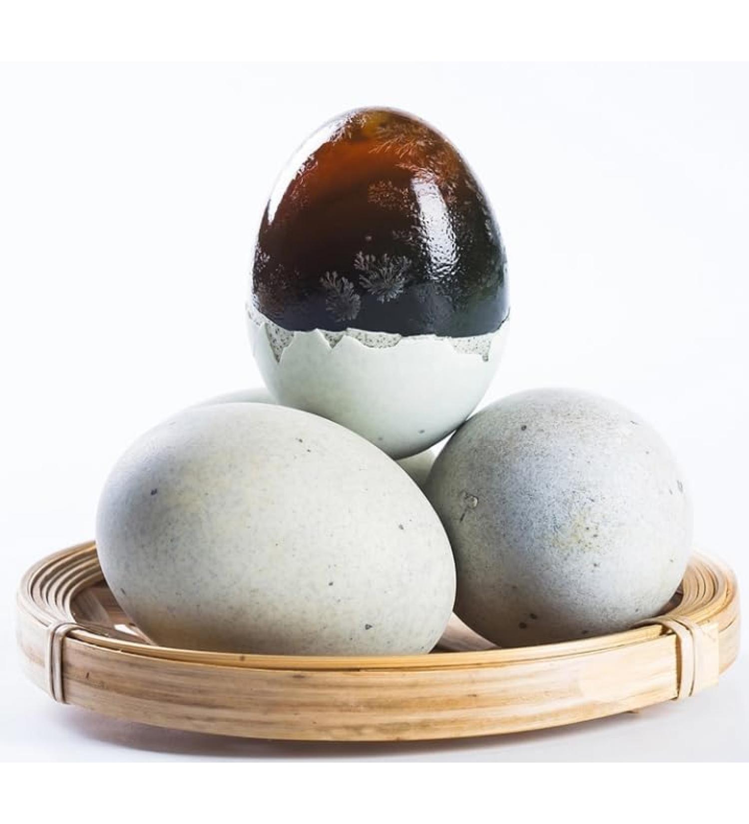 Infinitely Great Home Decor Center 20pcs Chinese Food Snack preserved duck eggs century egg (BLACK) - Buy Online on SooperMarket.com
