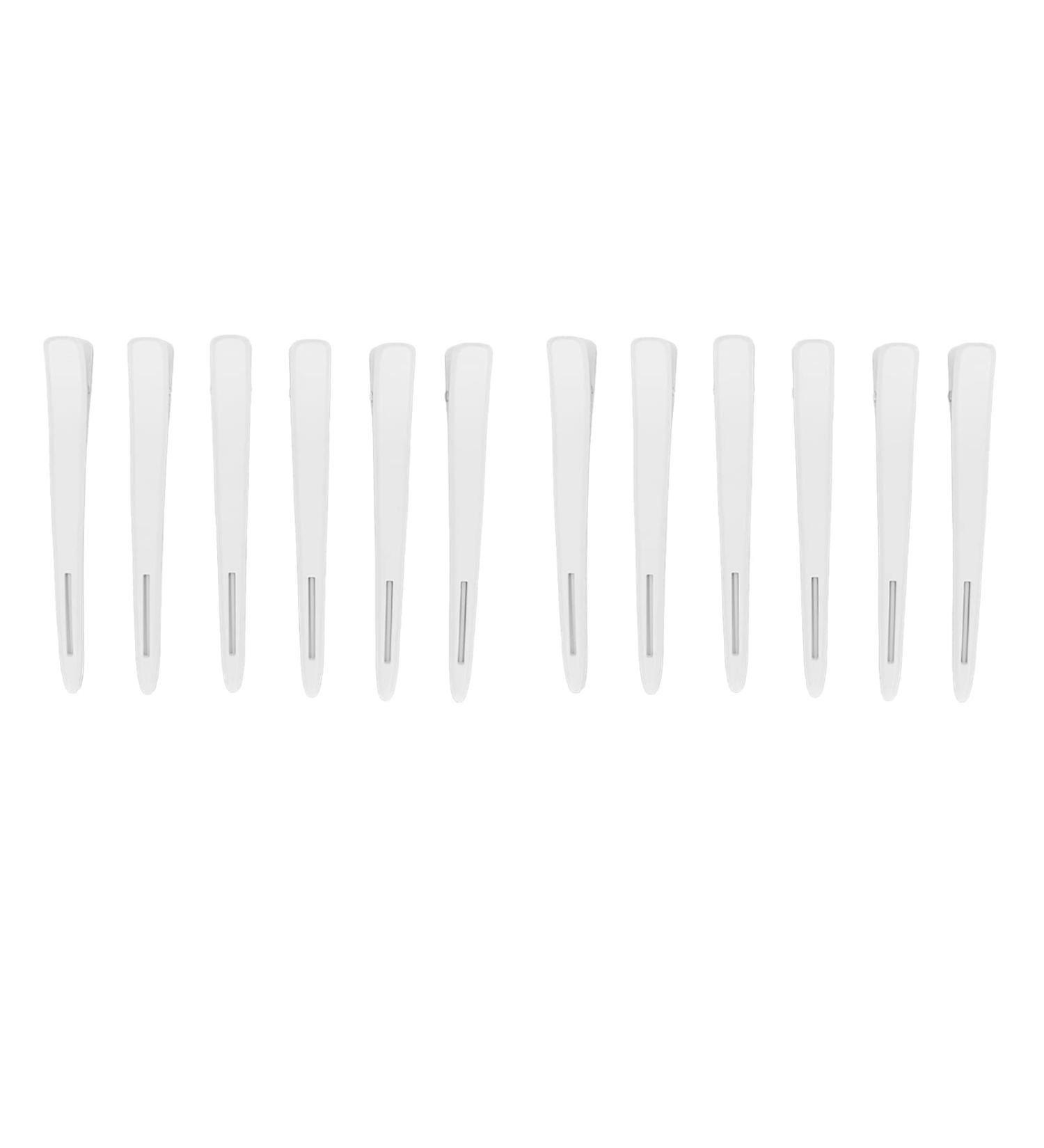 Hair Styling Clips Plastic Sturdy White Practical Duckbill Hair Clip for Hairstyling - Buy Online on SooperMarket.com