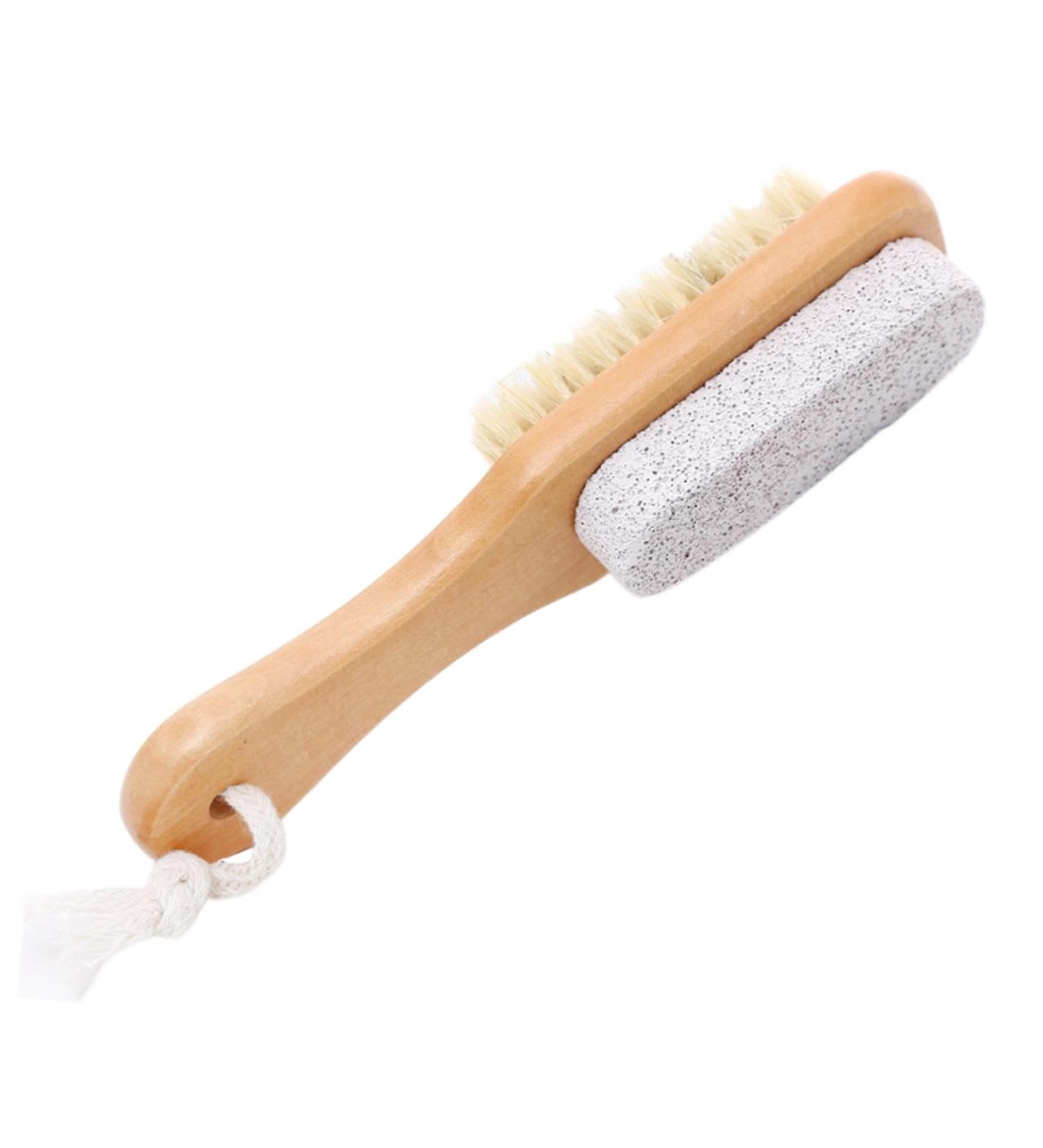 Wontool Foot Pumice - Soft Dual-Function Shower Foot Scrubber - Foot Brush for Shower Foot Pumice Stone for Feet Dry Skin Removal Cracked Heels - Buy Online on SooperMarket.com