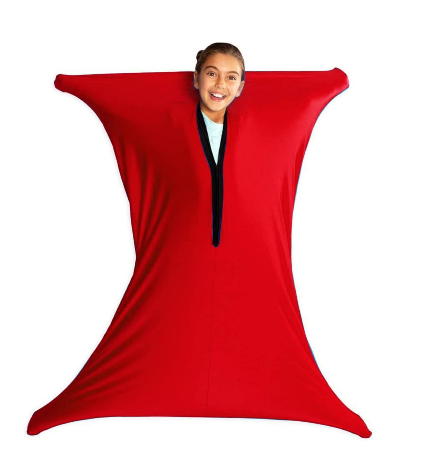 Body Sock Sensory Sox Deep Pressure Stimulation Suitable age 3-18 sensory durable seams asd child stretchy for Children and Adults with Sensory Proceessing Disorders or Autism ( Color : Red Size : M M/Medium-69*119cm Red - Buy Online on SooperMarket.com