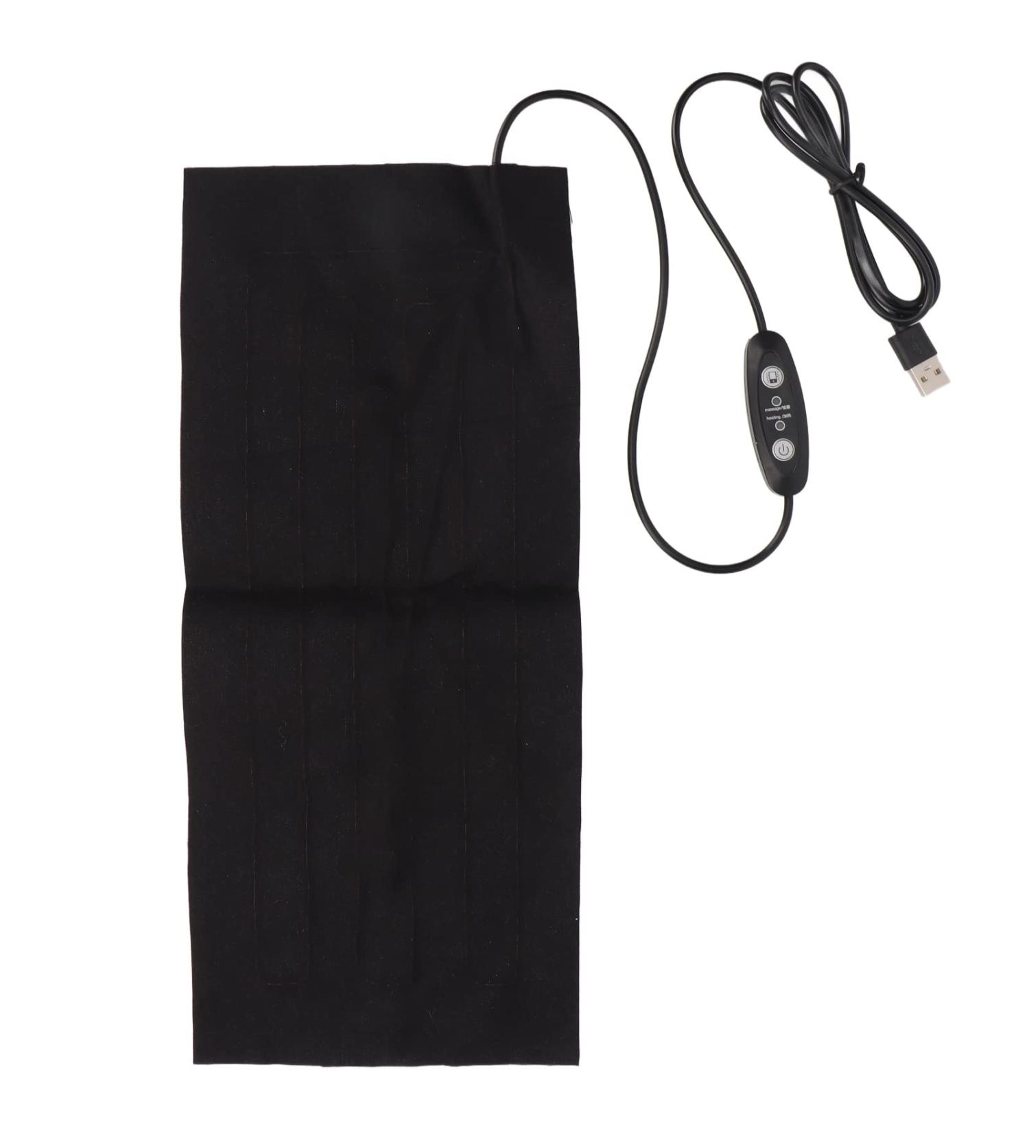 Portable 9W 5V Electric Heating Cushions - Washable Foldable Heating Pillows for Warm Shoulders Neck Waist & Back - 50 C with 5 Phase Settings - Buy Online on SooperMarket.com