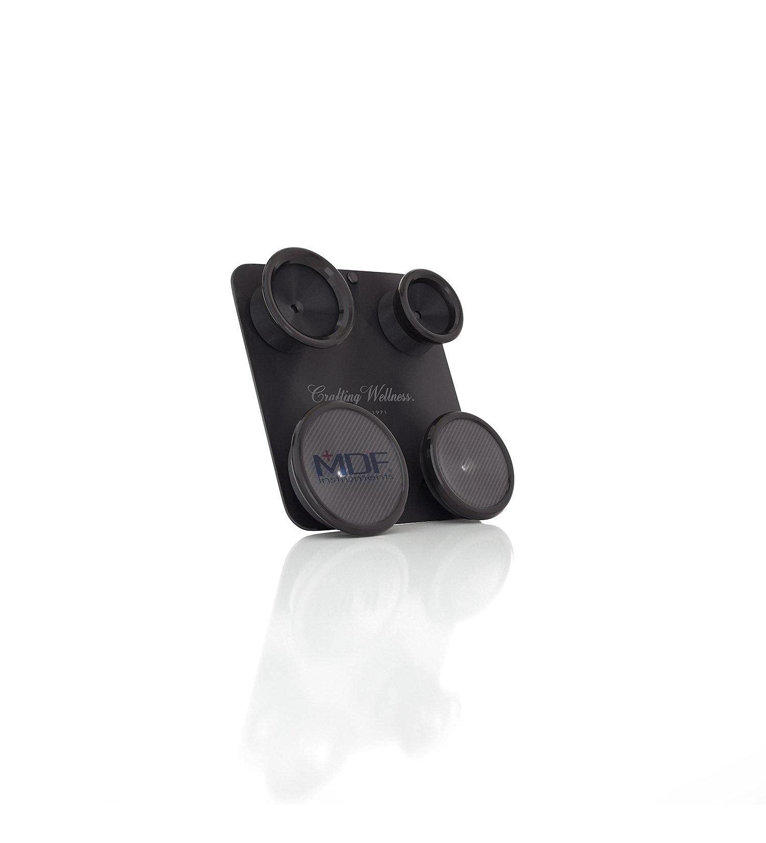 MDF Instruments Pediatric and Neonatal Attachments with Clip - for MDF Instruments ProCardial Titanium Stethoscope - Blackout