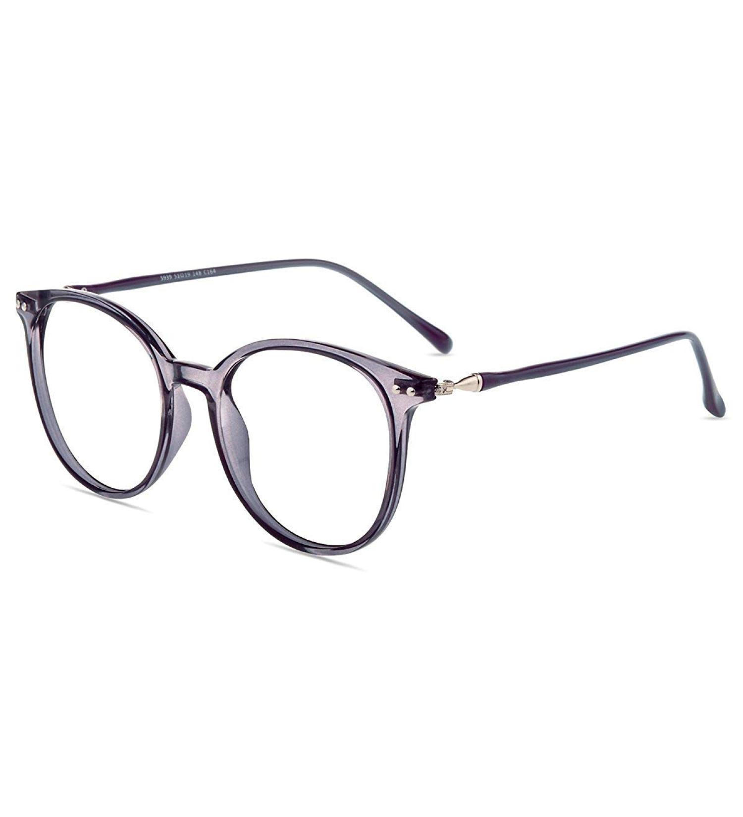 Shop Firmoo Blue Light Glasses - Anti Eye Fatigue UV Protective Round Design for Men & Women - Purple 0.0x Clear Violet - Buy Online on SooperMarket.com