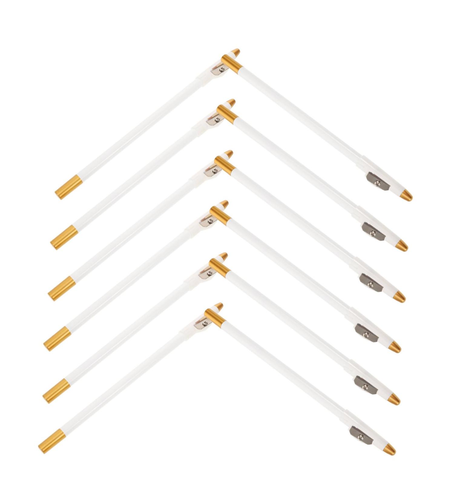 BELLIFFY 12pcs Eyebrow Pencil Sharpener Eyebrow Pencils Eyebrow Pencil for Makeup Wooden White - Buy Online on SooperMarket.com
