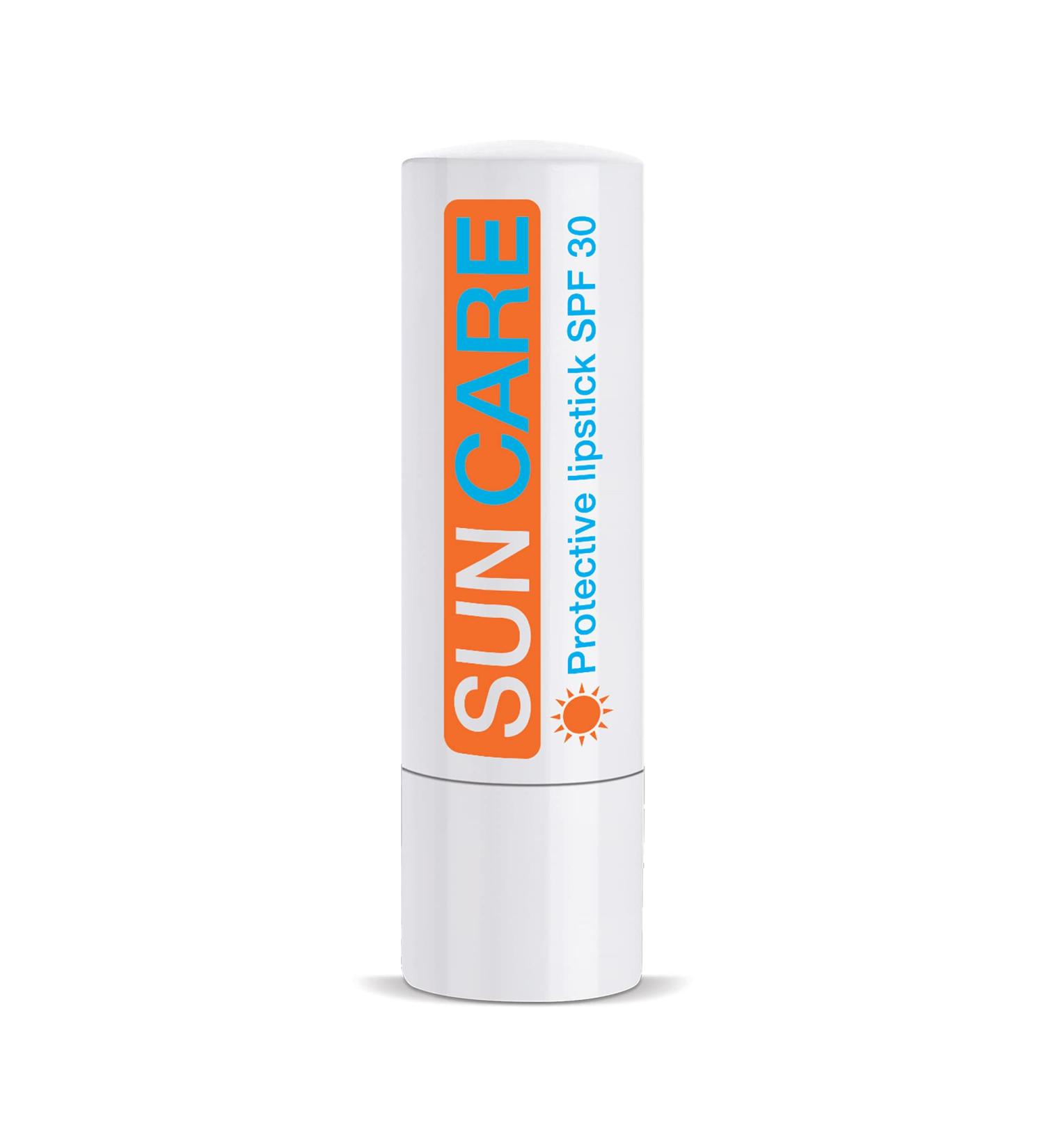 FLOSLEK Protective Lipstick with UV Filter SPF 30 | Solar Radiation Protection | For All Ages & Skin Types | EU Made - Buy Online on SooperMarket.com