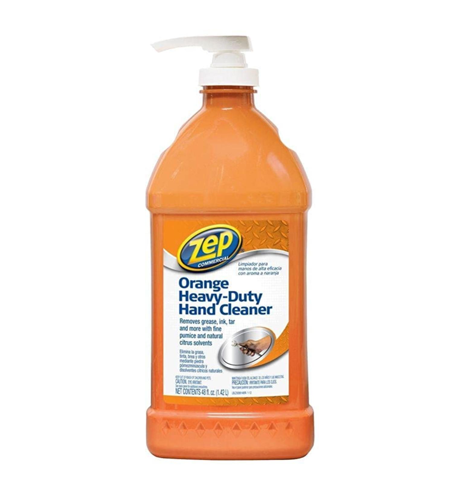 Zep Orange Heavy-Duty Hand Cleaner & Degreaser - 48 oz | International Shipping Available - Buy Online on SooperMarket.com