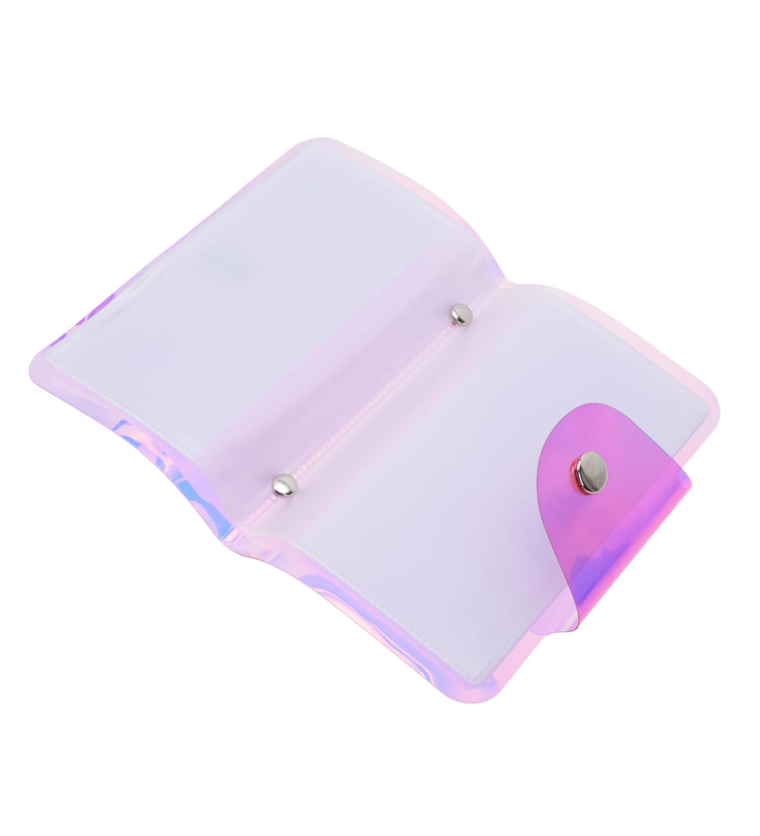 Mikinona Nail Art Card Holder Stamp Template Holder Stamping Plates Storage Bag Nail Art Plates Organizer Nail Art Stamp Rectangular Nail Shell Nail Image Plate Bag Nail Art Pouch As 19x14.5cm Pink - Buy Online on SooperMarket.com