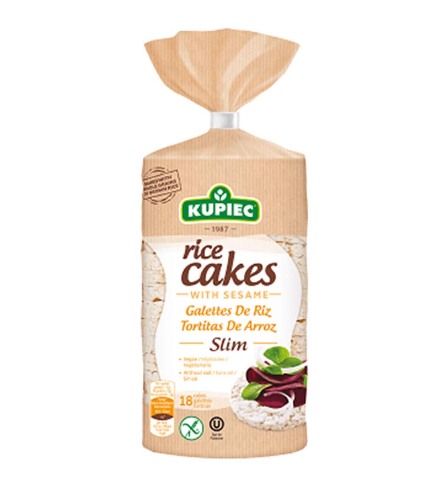 Rice Cakes with Sesame Slim 90g Kupiec