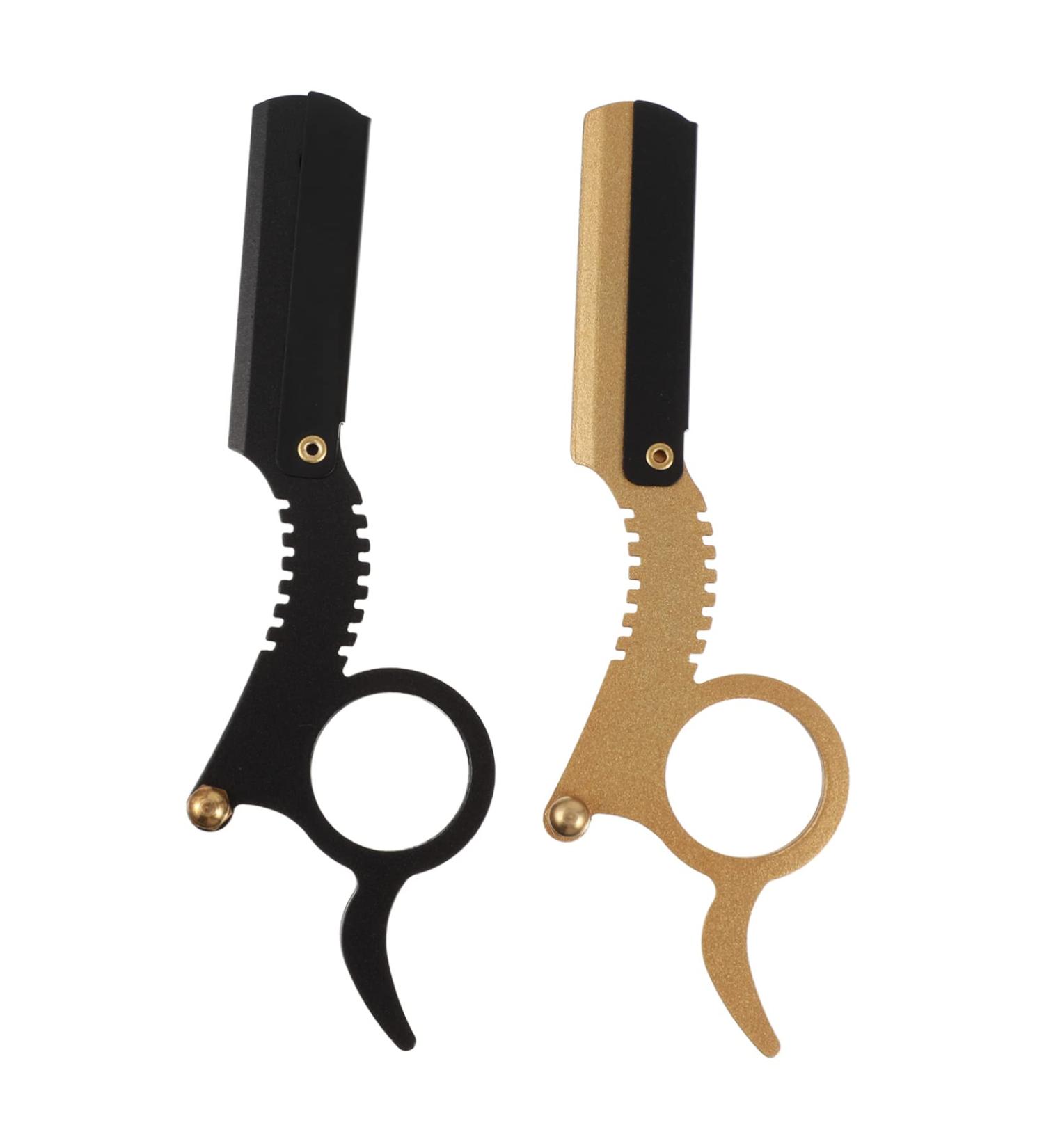 Beavorty Ergonomic Barber Razor & Hair Trimmer - Rustproof Steel Hairdresser Tools for Precise Grooming - Manual & Electric Options Available - Buy Online on SooperMarket.com