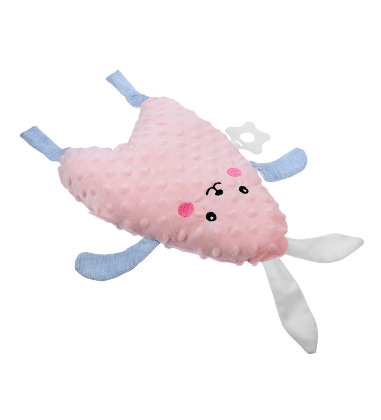 Warmhm Baby Comfort Towel & Plush Toy | Soft Bath Towel for Toddlers & Infants | Newborn Toy & Towel Set - Rosa 30x15 cm - Buy Online on SooperMarket.com