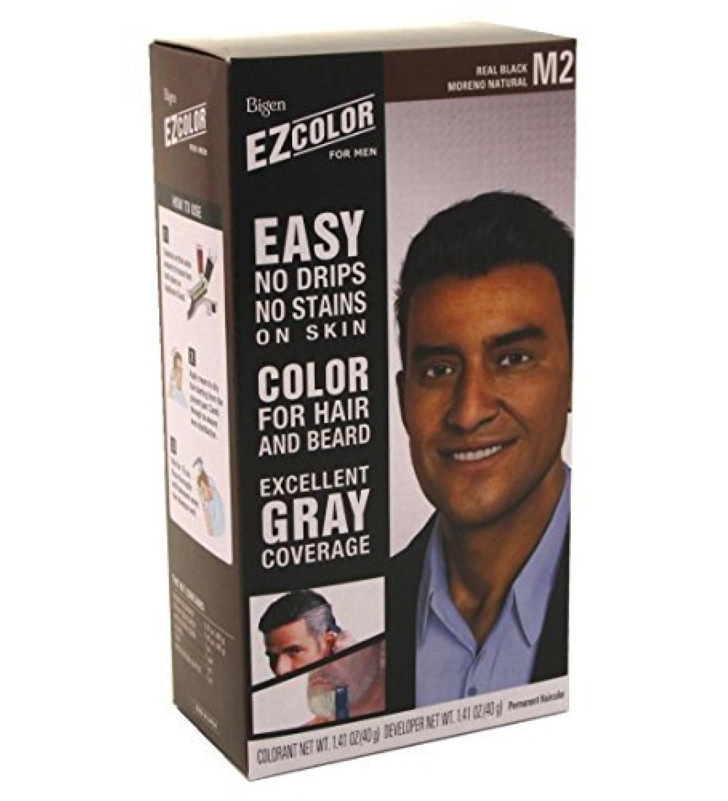 Bigen Ez Color For Men M2 Real Black Kit (3 Pack)