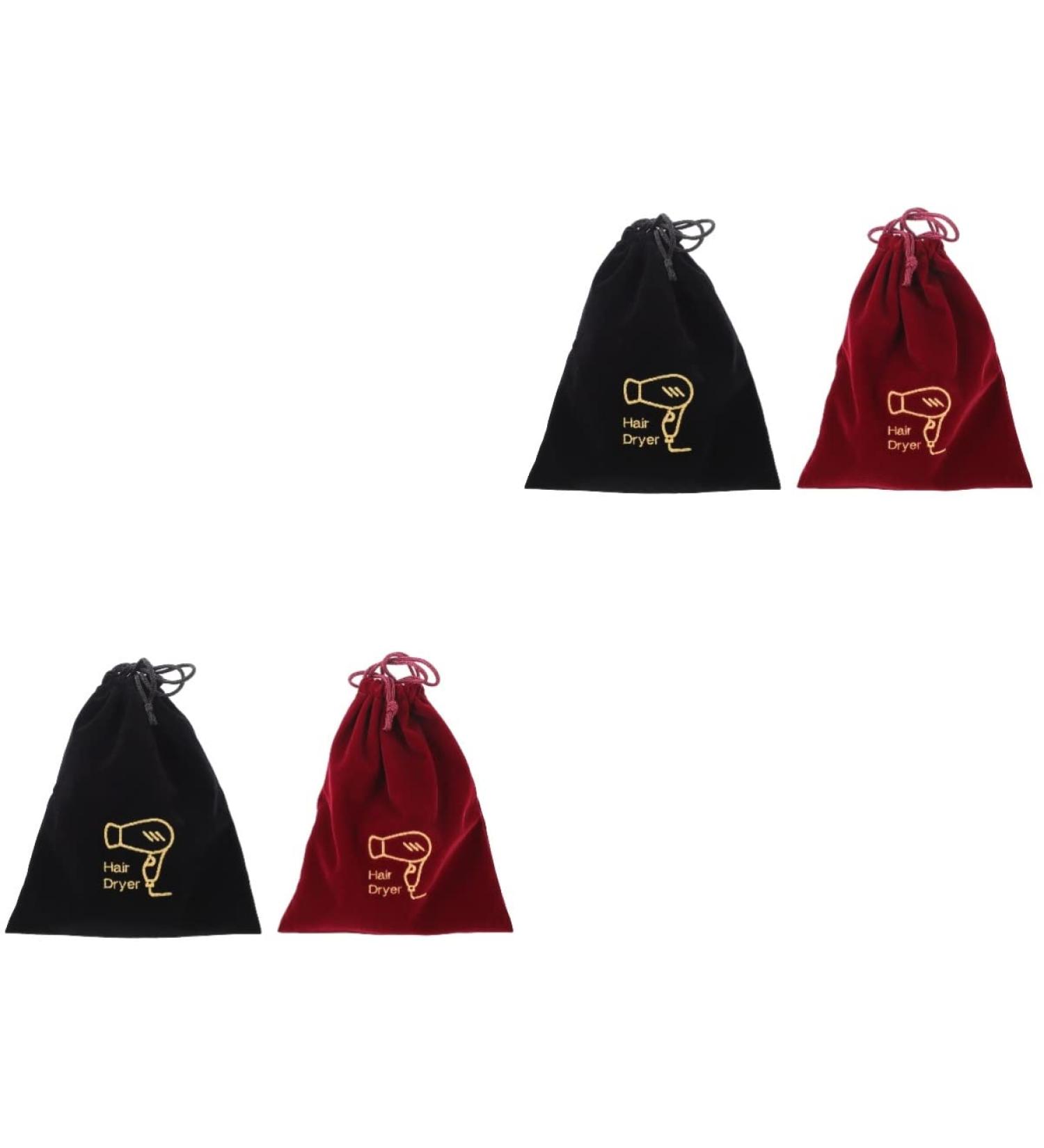 KALLORY 4 Pcs Storage Bag Makeup Travel Bag Drawstring Pouch Drawstring Bag Lining Hair Dryer Supplies - Buy Online on SooperMarket.com