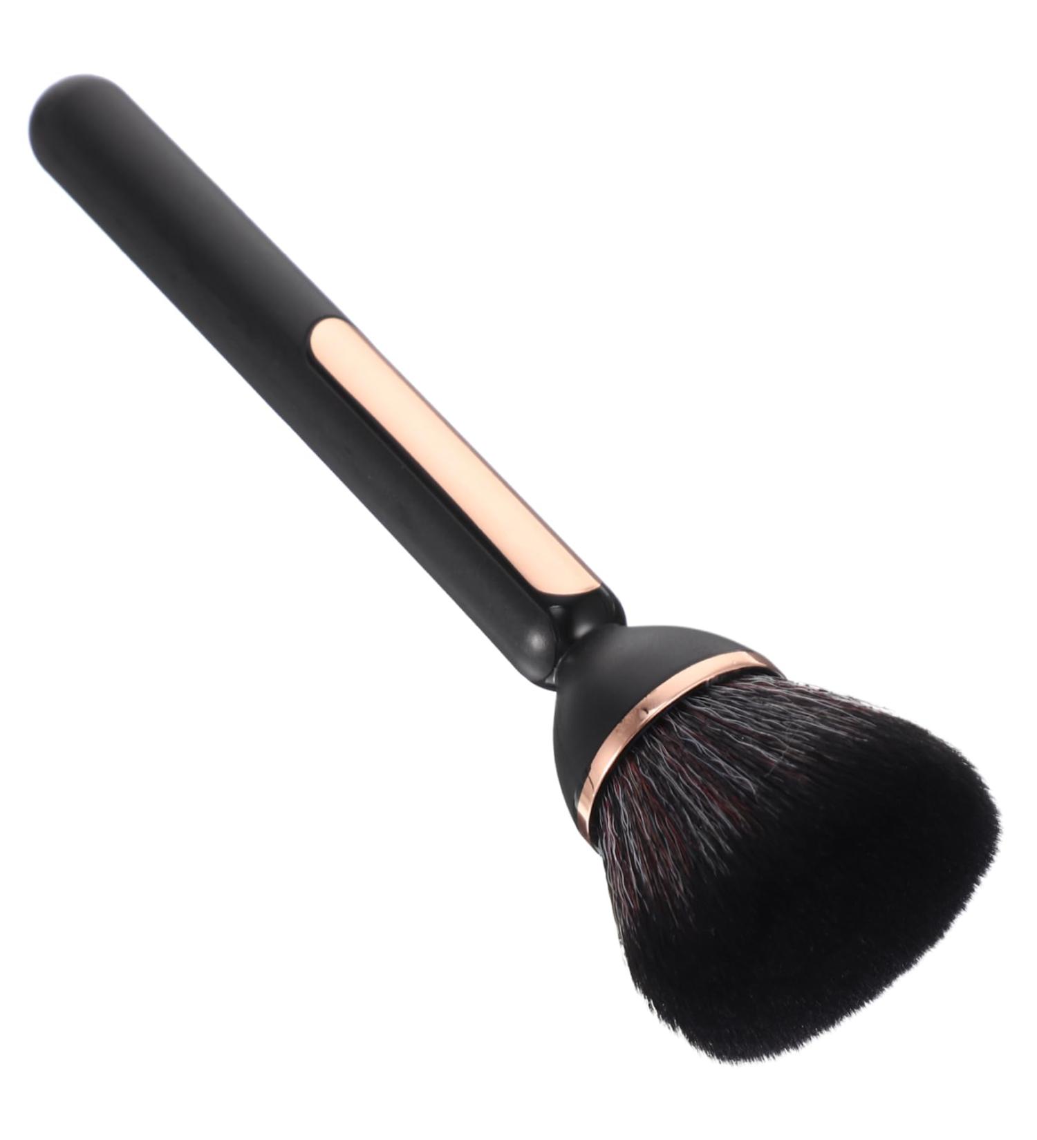 Multi-Function Manicure & Cleaning Brush - Foundation Blending & Nail Remover Tool | Black 14.5x3cm | Perfect for Skincare & Dust Collection - Buy Online on SooperMarket.com