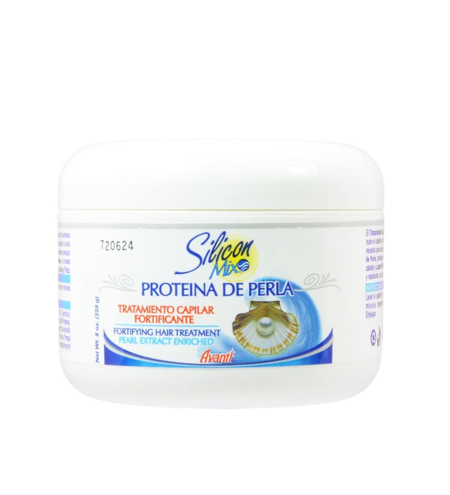 Silicon Mix Proteina De Perla - 8 oz Protein Fortifying Hair Treatment for Healthy Hair | International Shipping Available - Buy Online on SooperMarket.com