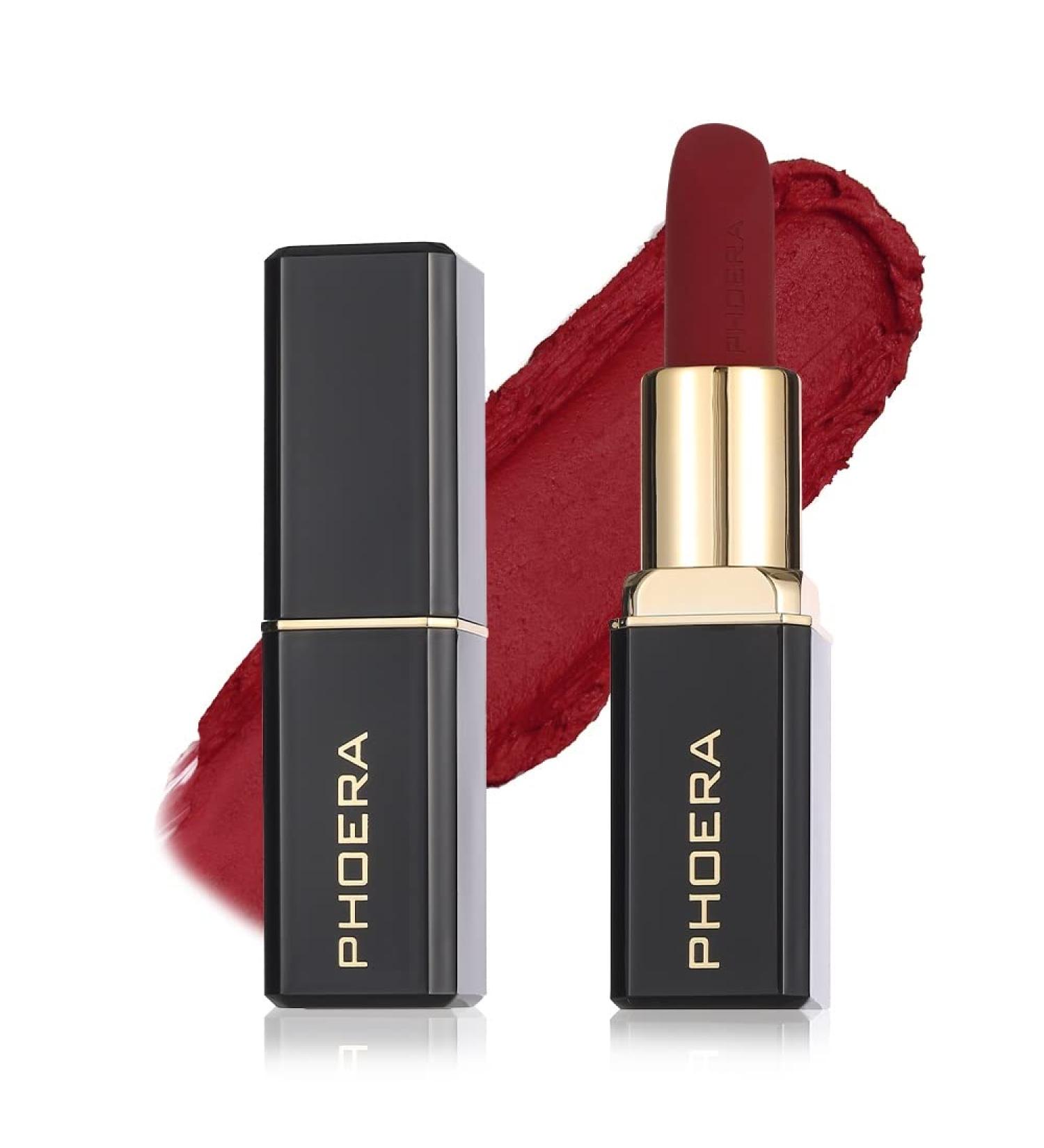 Phoera Non Transfer Lipstick (06 Belle) - Waterproof, Smudge-Proof & Long-Lasting - Buy Online on SooperMarket.com