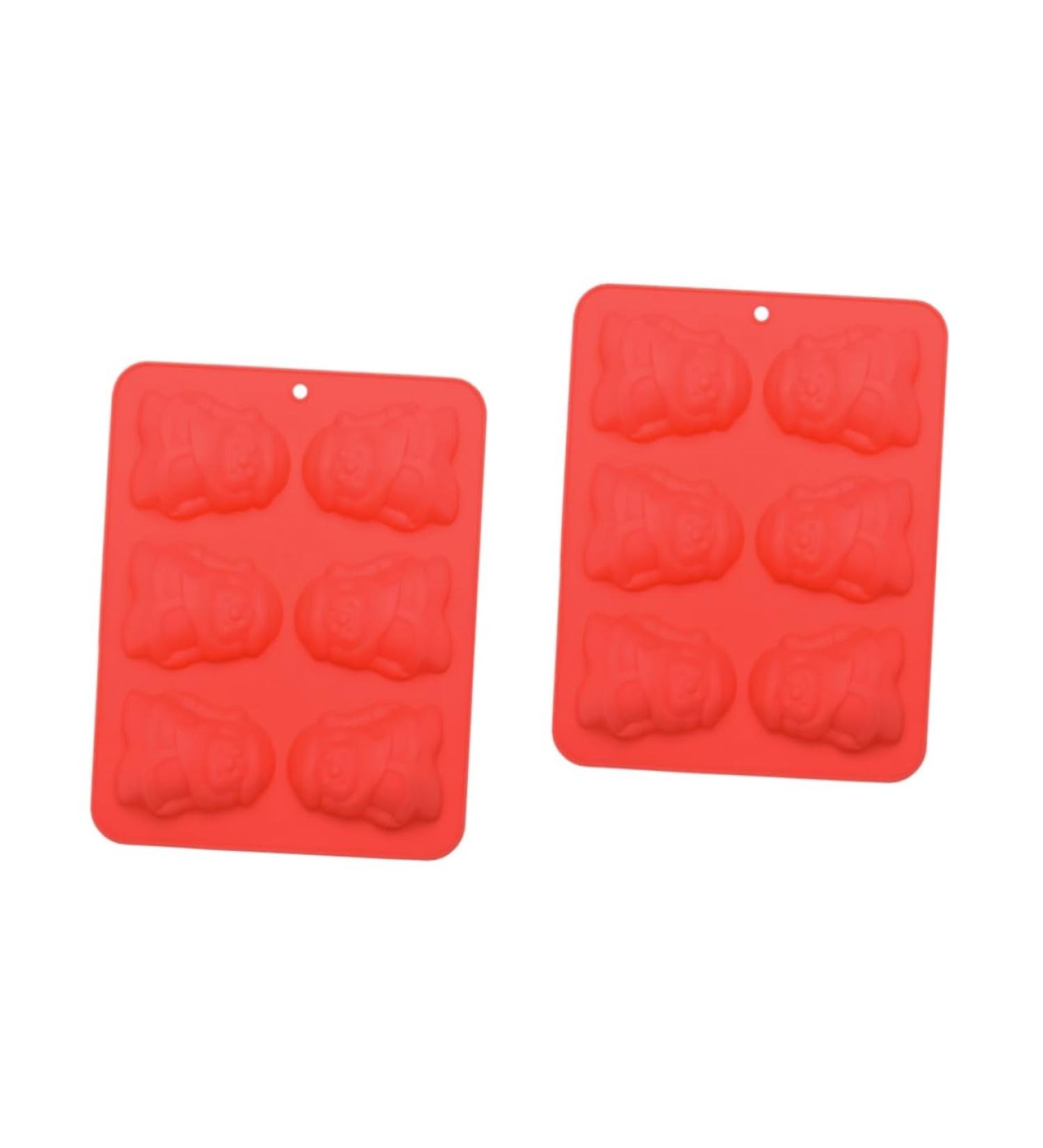 Didiseaon 2pcs Christmas Baking Molds Christmas Silicone Mold Christmas Cake Pan Santa Claus Cake Mold Fruit Tart Mold Silicone Candle Mold Ice Cubes Trays Dessert Silicone Candy Mini Fudge - Buy Online on SooperMarket.com