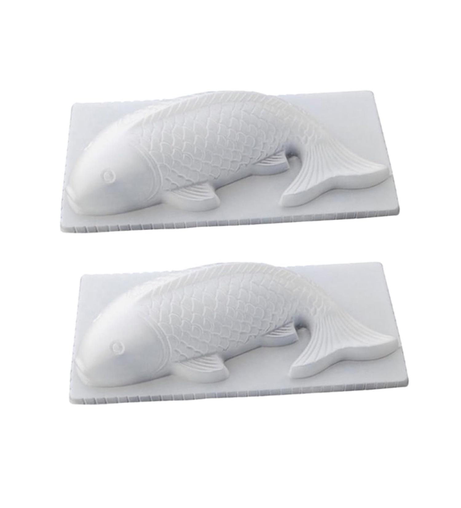 CIYODO 10pcs Silicone Molds Silicone Candy Mold Fish Cake Chocolate Mold Rice Cake Koi Carp Chinese Style - Buy Online on SooperMarket.com