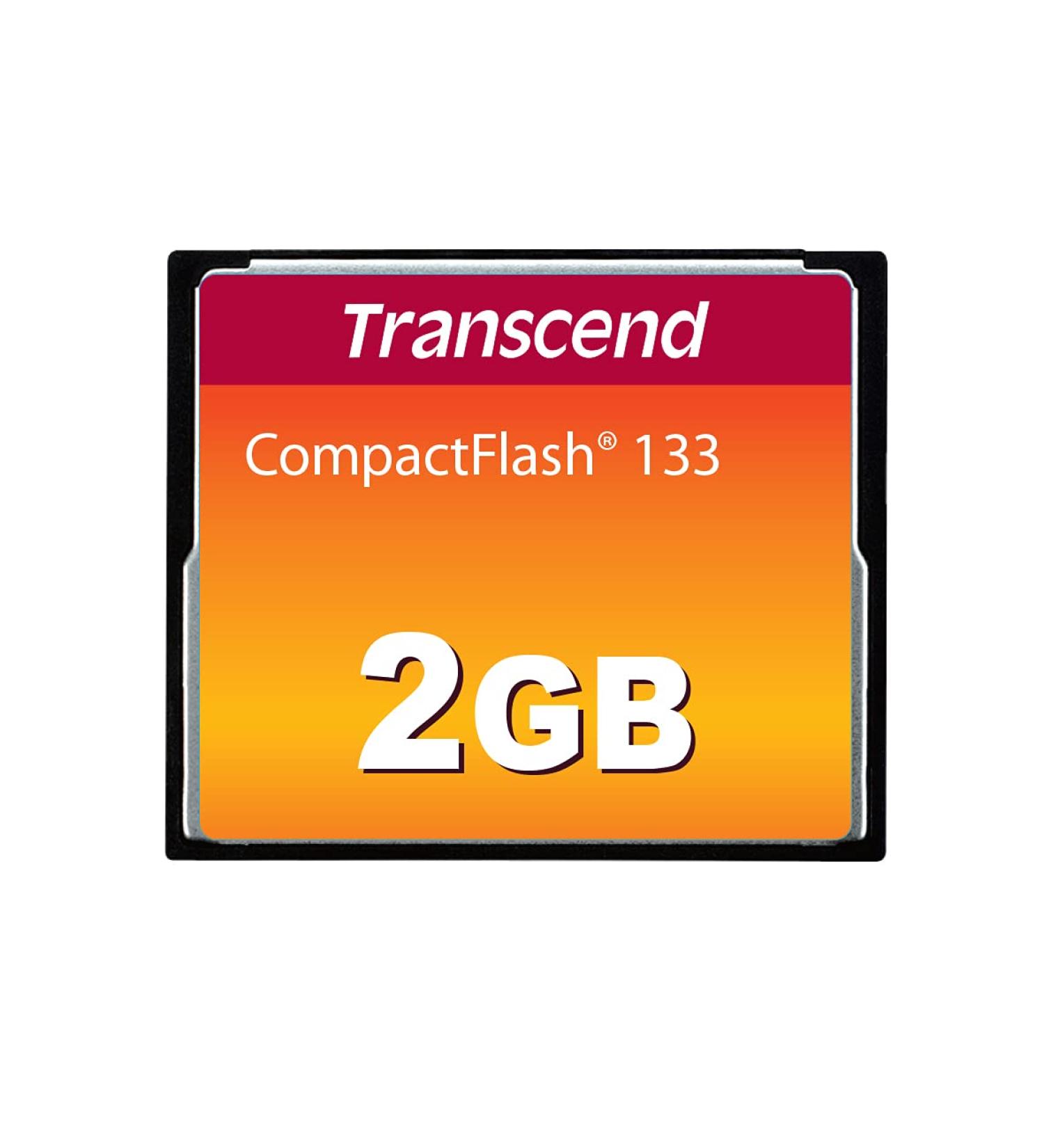 Transcend 2GB 133x CompactFlash Memory Card - TS2GCF133 | High-speed storage solution - Buy Online on SooperMarket.com