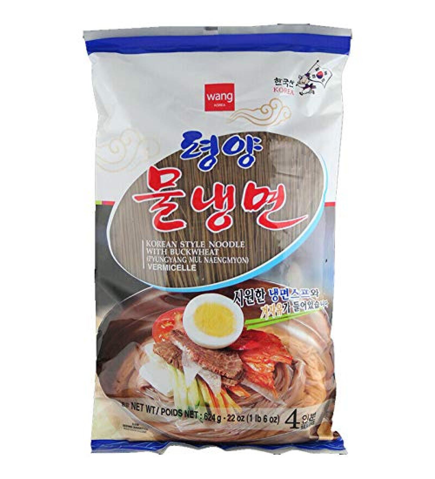 Wang Korean Chwey Cold Buckwheat Naengmyeon Noodle (4 Servings) - Buy Online on SooperMarket.com
