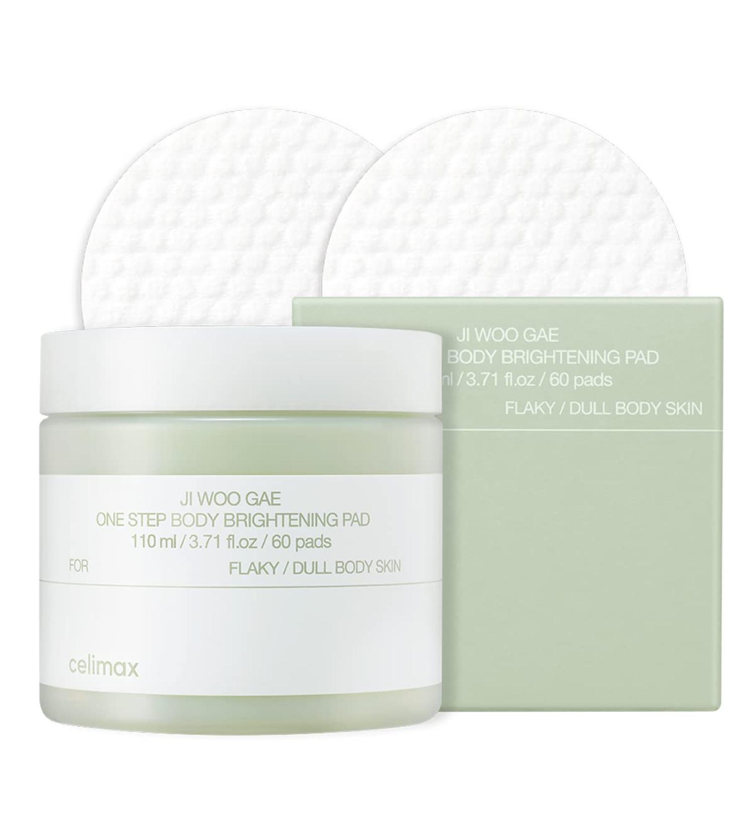 Celimax Body Brightening Pad with Green Tea & Vitamin B - Armpit Cleaner with White Truffle & Resveratrol - 60 Pads - Buy Online on SooperMarket.com