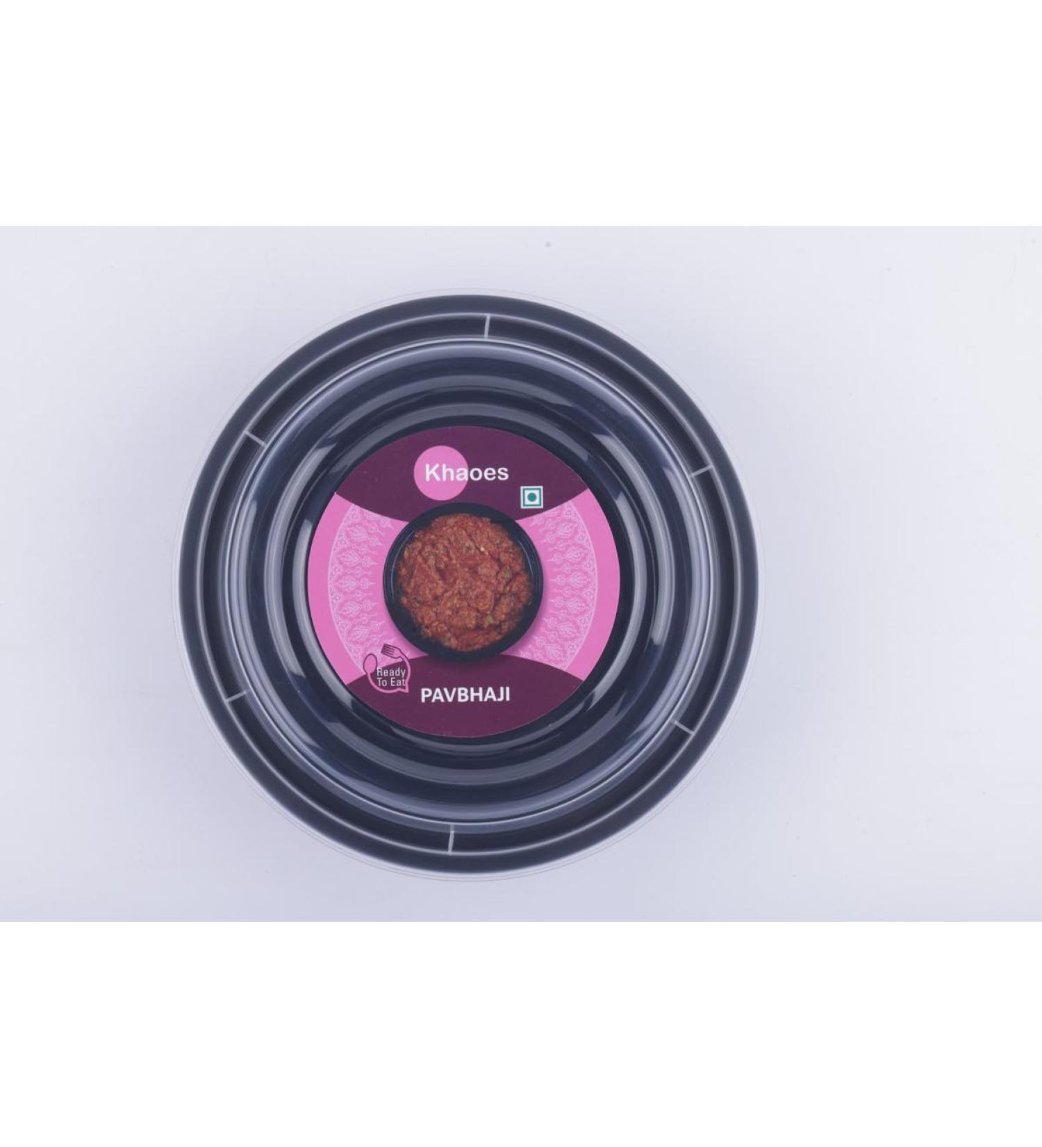 Khaoes Ready to Eat Pavbhaji Instant Pavbhaji with No Added Preservative and Colours (Item Weight : 61 gr Pack Of 1) - Buy Online on SooperMarket.com