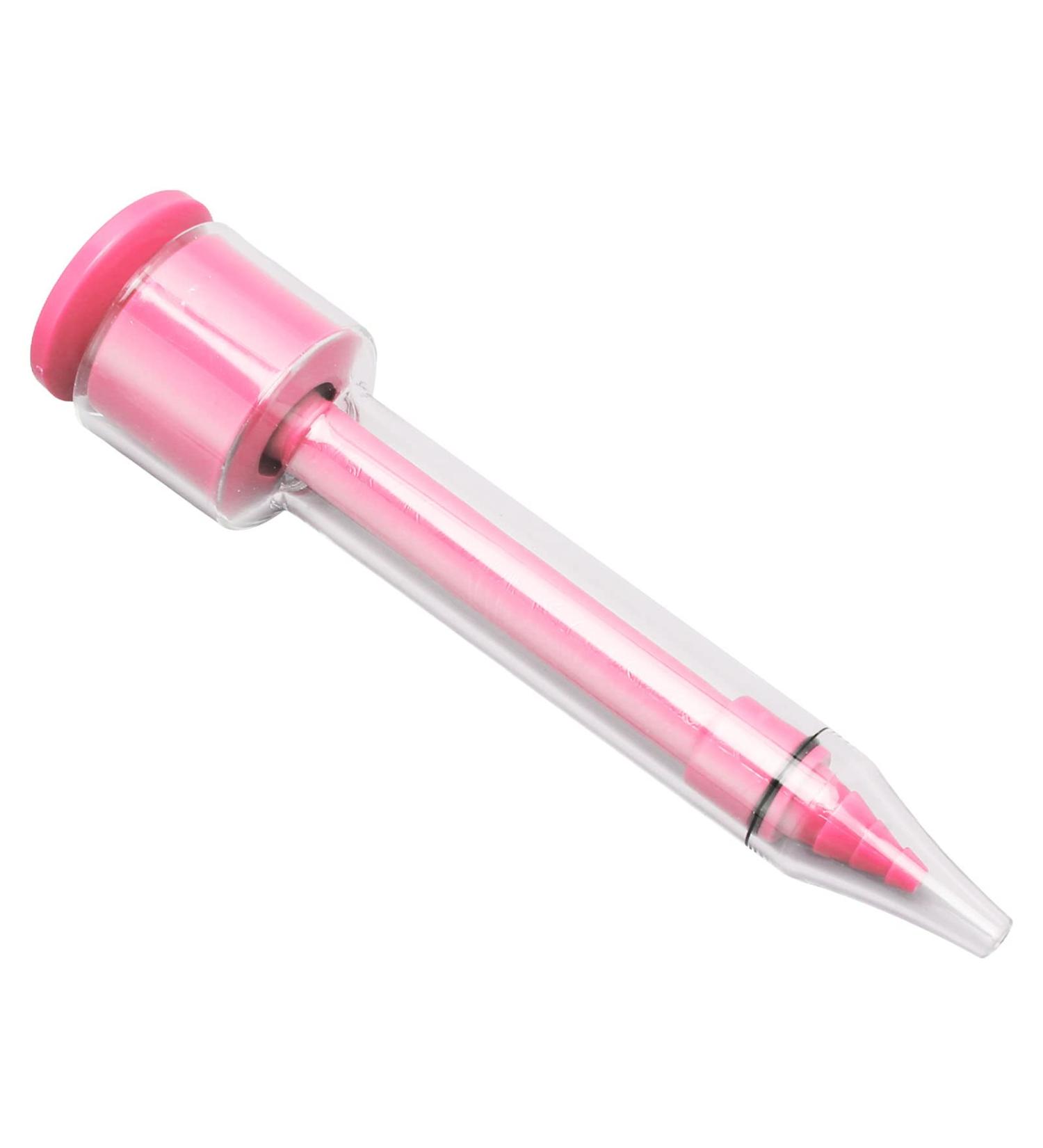 Earmold Syringe 3.5mm Refillable Ear Impression Injector - Ergonomic PP Design (Pink) - Buy Online on SooperMarket.com