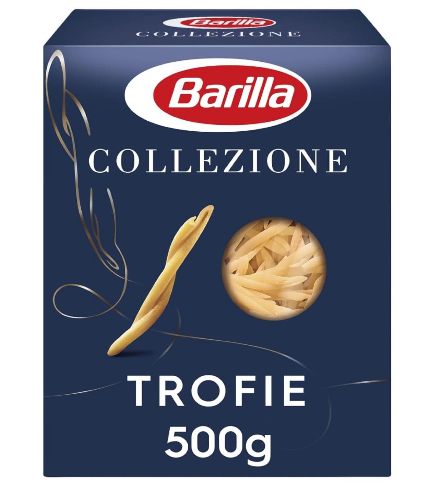 Barilla Collezione pasta Trofie Liguri 500g - Pack of 3 - Buy Online on SooperMarket.com
