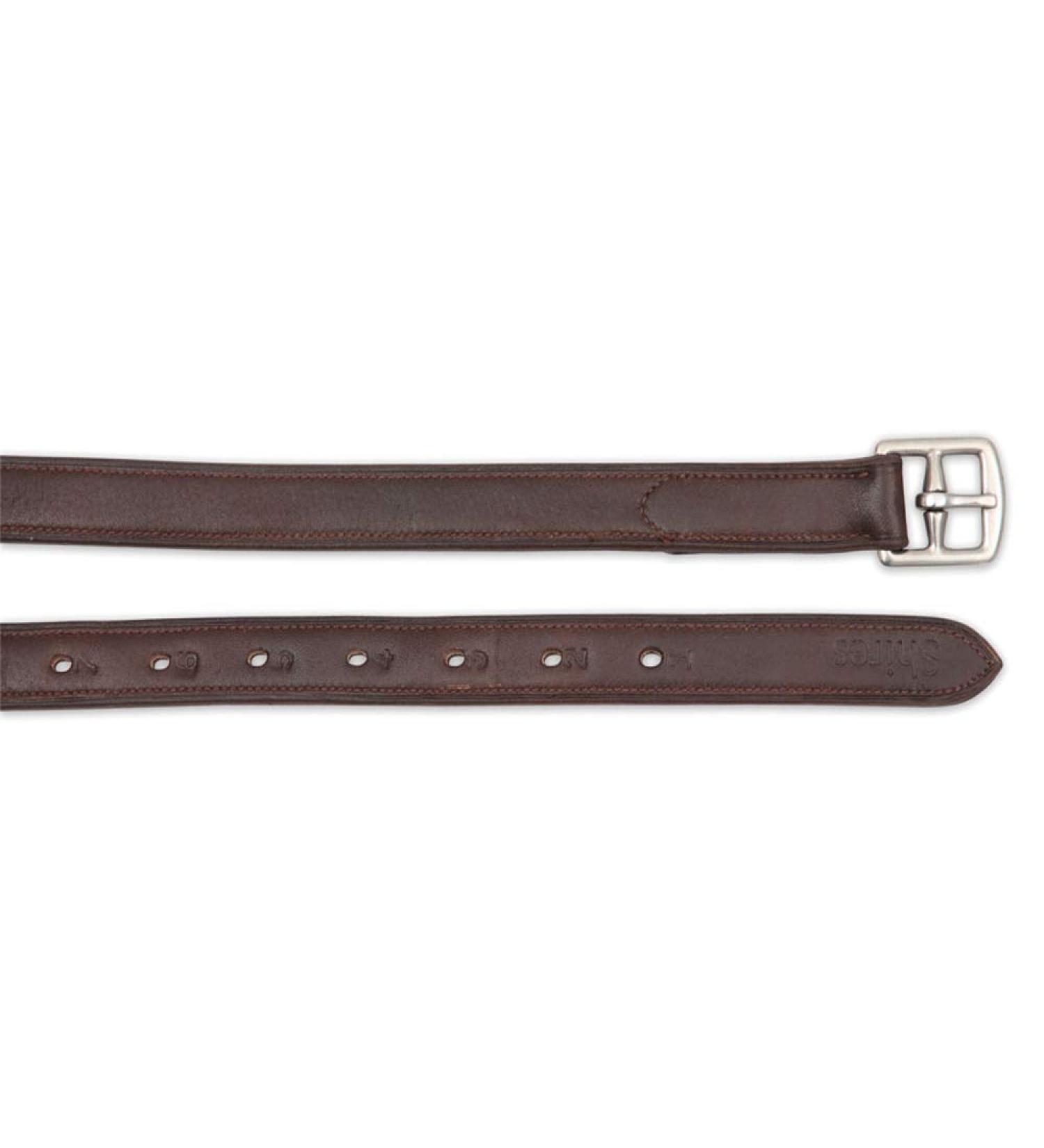 Shires Blenheim Non Stretch Stirrup Leathers 61"x1" Havana