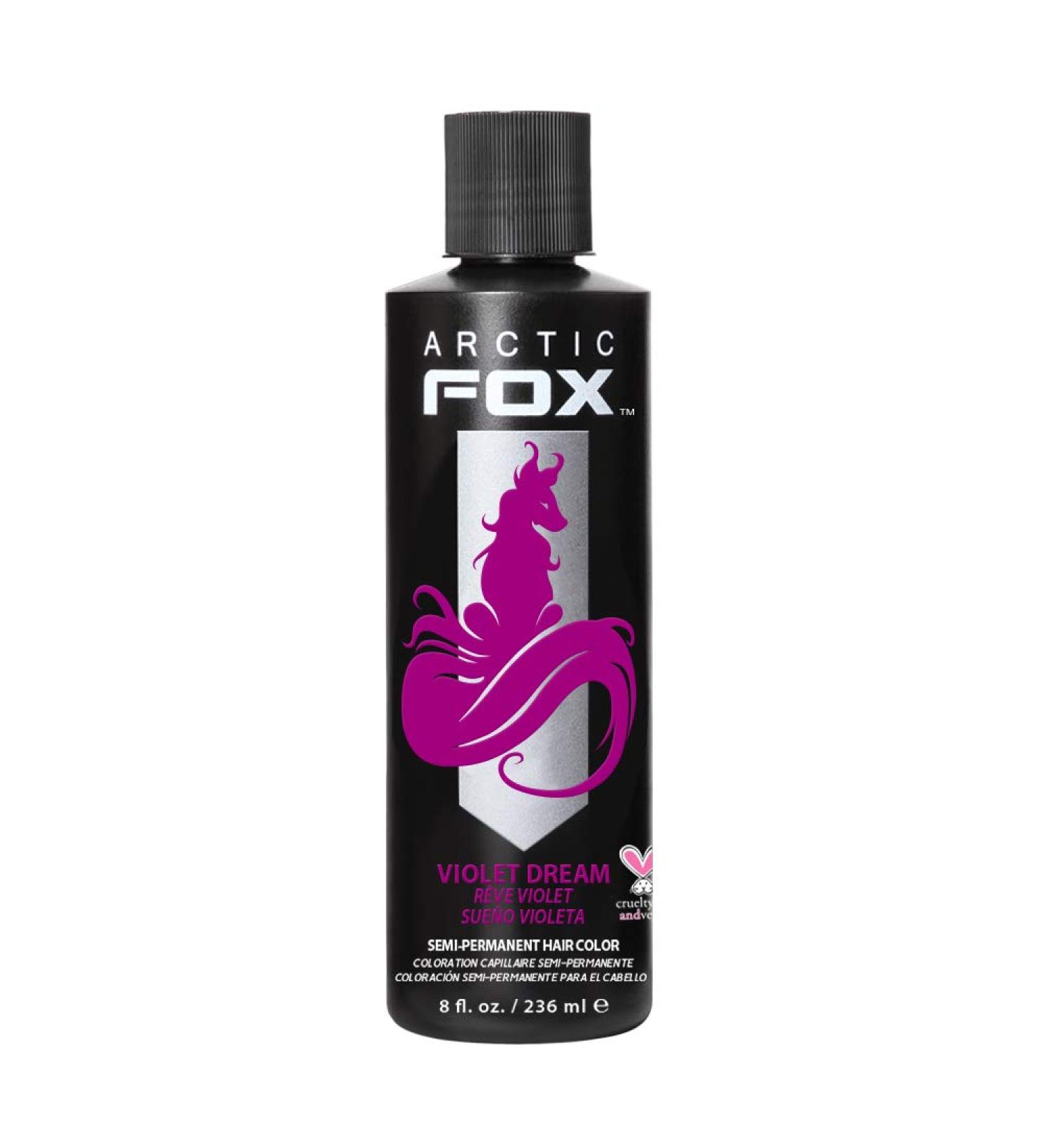 ARCTIC FOX Violet Dream Vegan Semi-Permanent Hair Color Dye - 8 Fl Oz - Buy Online on SooperMarket.com
