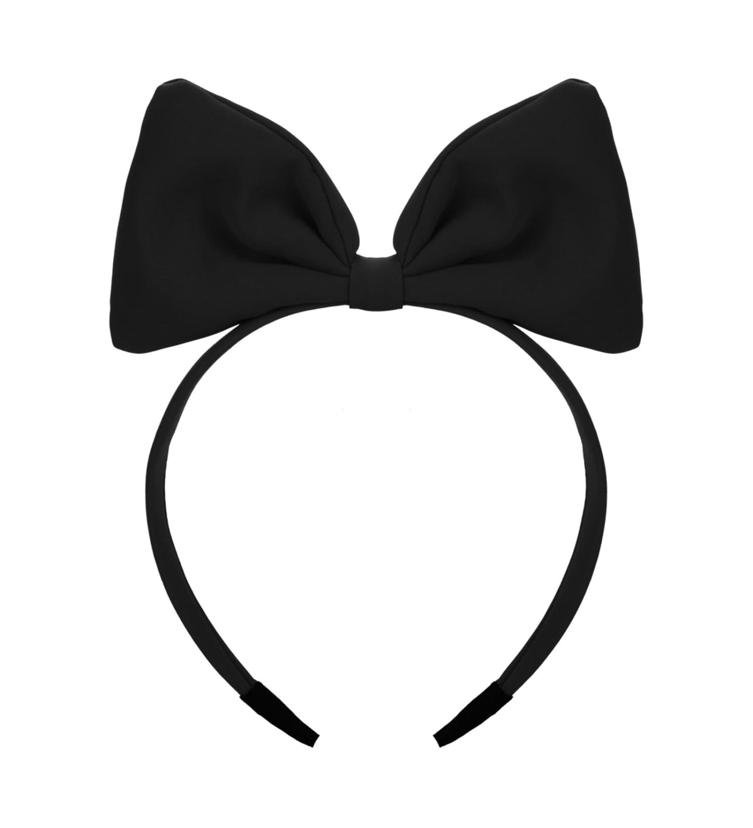 WLLHYF Bow Headbands Red Bowknot Hair Band Fashion Cute Hair Hoop Big Bowknot Headdress Perfect Hair Accessories for Women Girls Party Cosplay Christmas Valentine's Day Black - Buy Online on SooperMarket.com