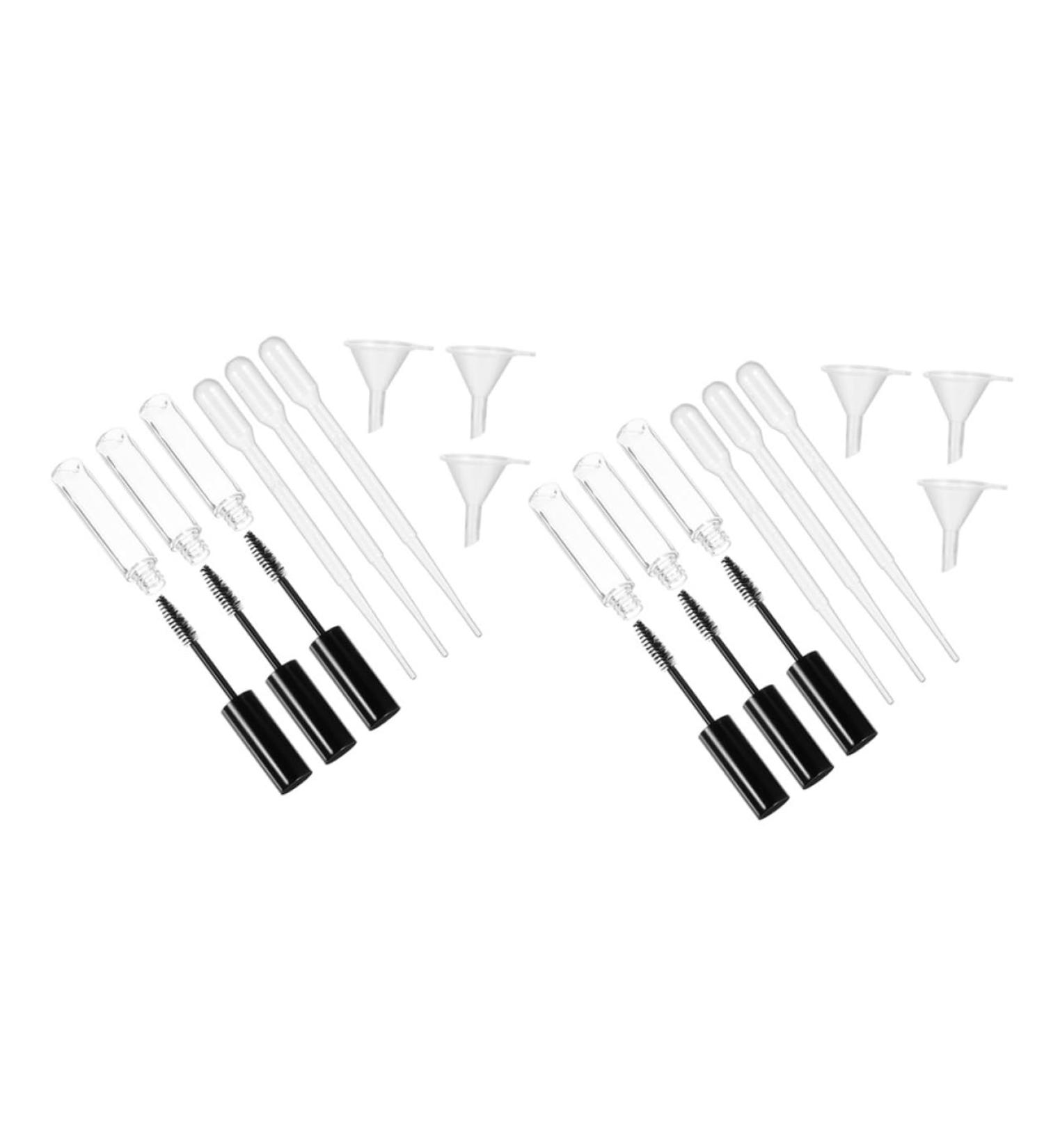 HAPINARY 1 Set Mascara Tube Liquid Eyeliner Bottle Wine Lip Tint Mini Lip Gloss Lash Wand Lip Gloss Tube Abs - Buy Online on SooperMarket.com