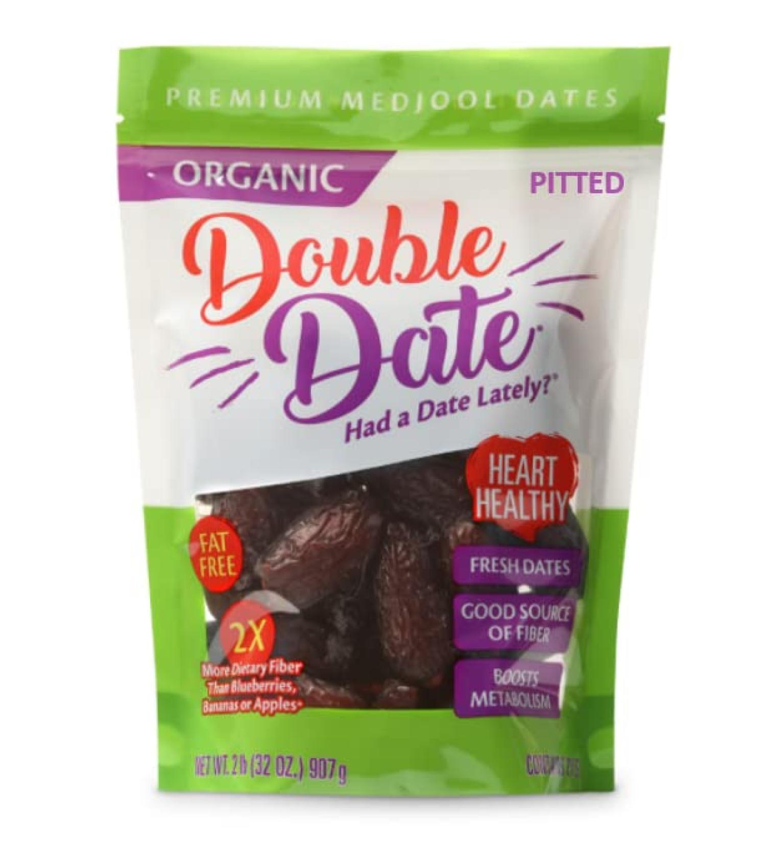 Organic Medjool Dates - 2lb Pouch | Pitted California Grown Dates | Fresh, Flavorful & Fiber-Rich Snack - Buy Online on SooperMarket.com
