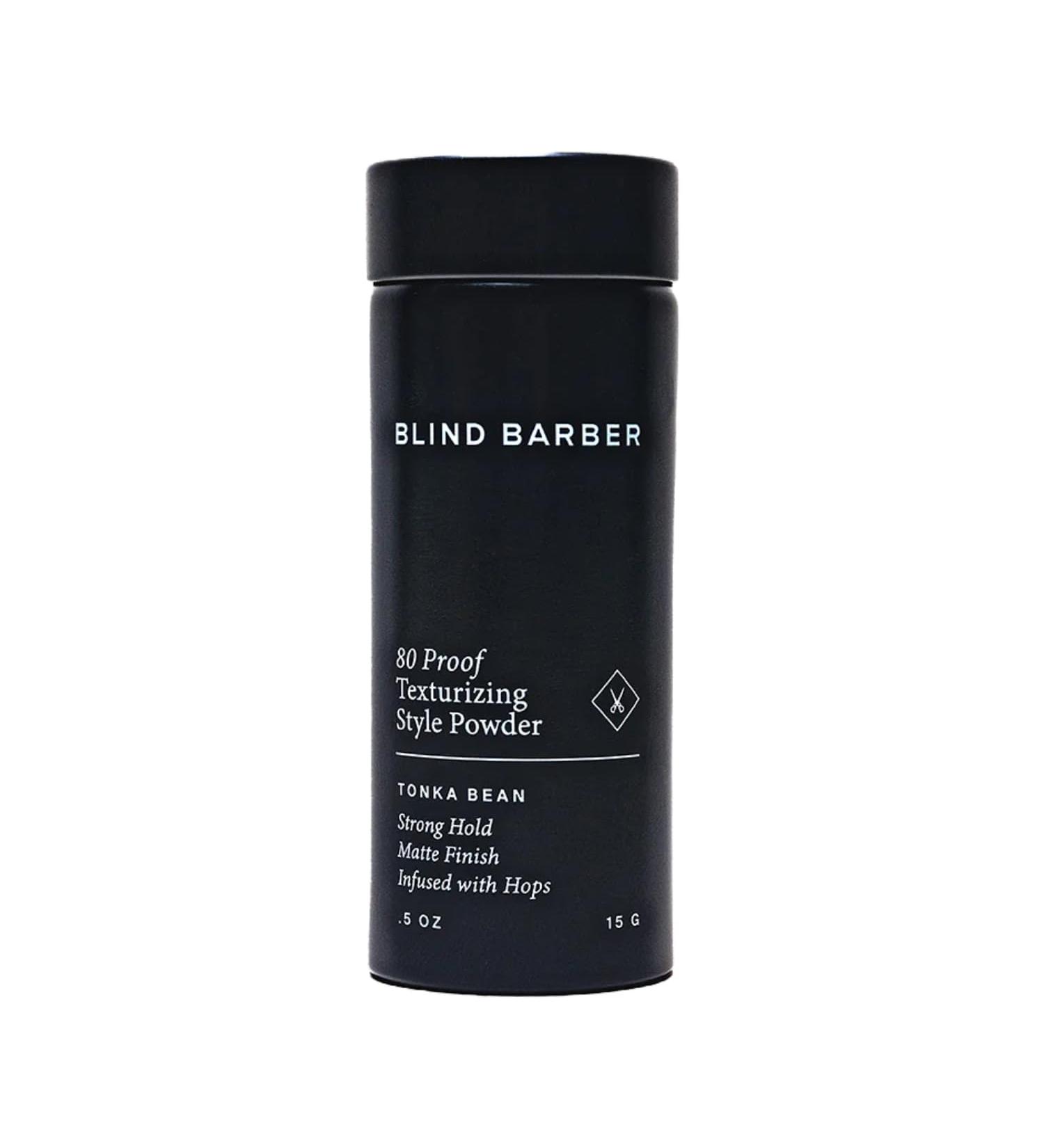 Blind Barber 80 Proof Texture Powder - Men's Hair Styling Powder for Volume Hold & Matte Finish - Easy to Use for All Hair Types (.5 oz - Buy Online on SooperMarket.com