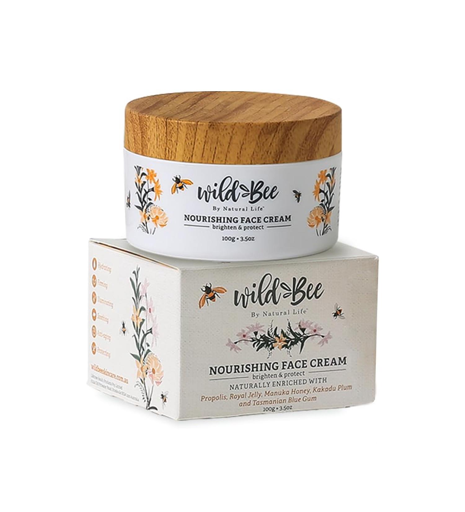Wild Bee Nourishing Face Cream 100g - Premium Hydration & Skin Care | International Shipping Available - Buy Online on SooperMarket.com