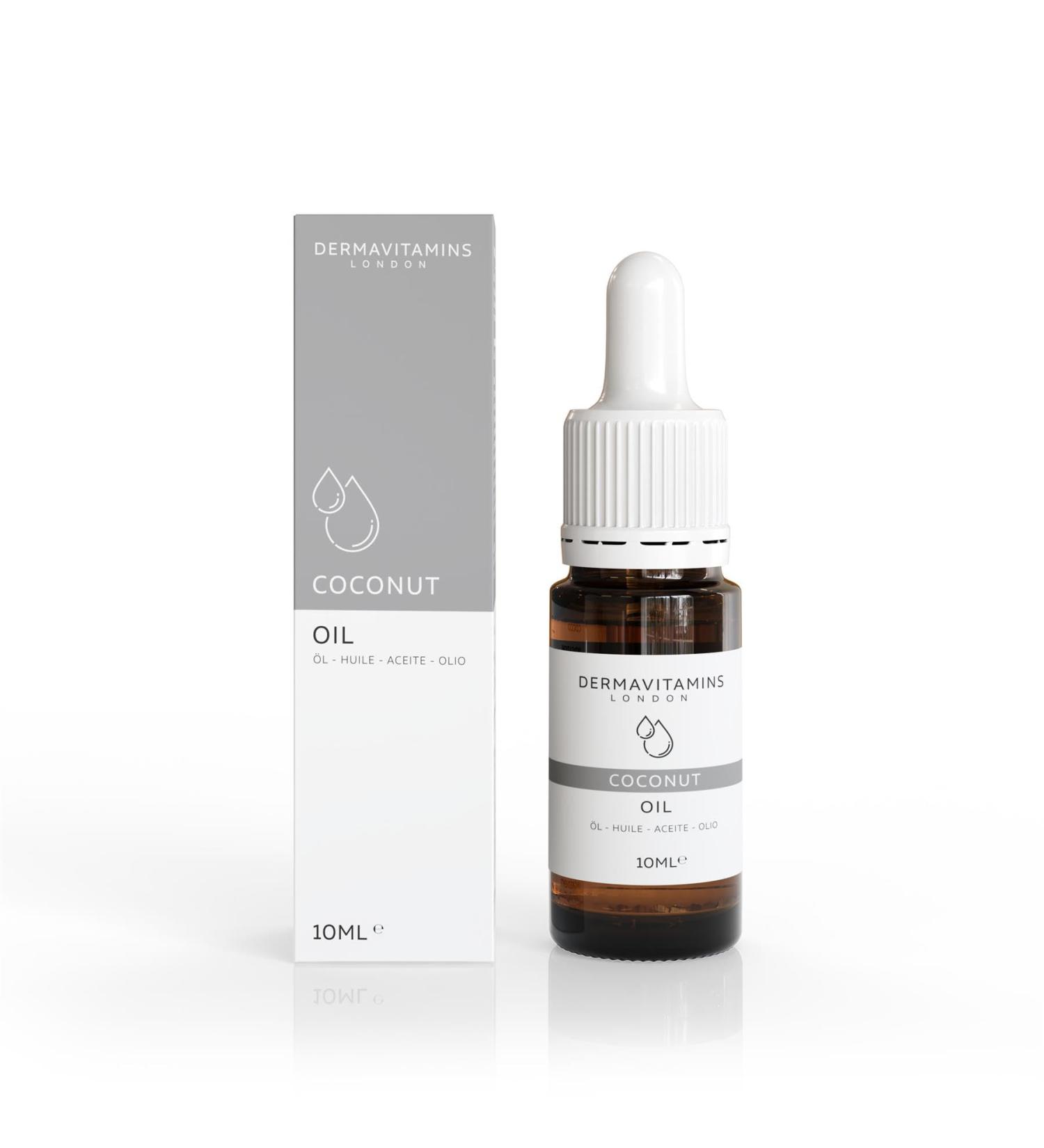 Dermavitamins Pure Coconut Oil 10ml - All-Natural and Organic - Buy Online on SooperMarket.com
