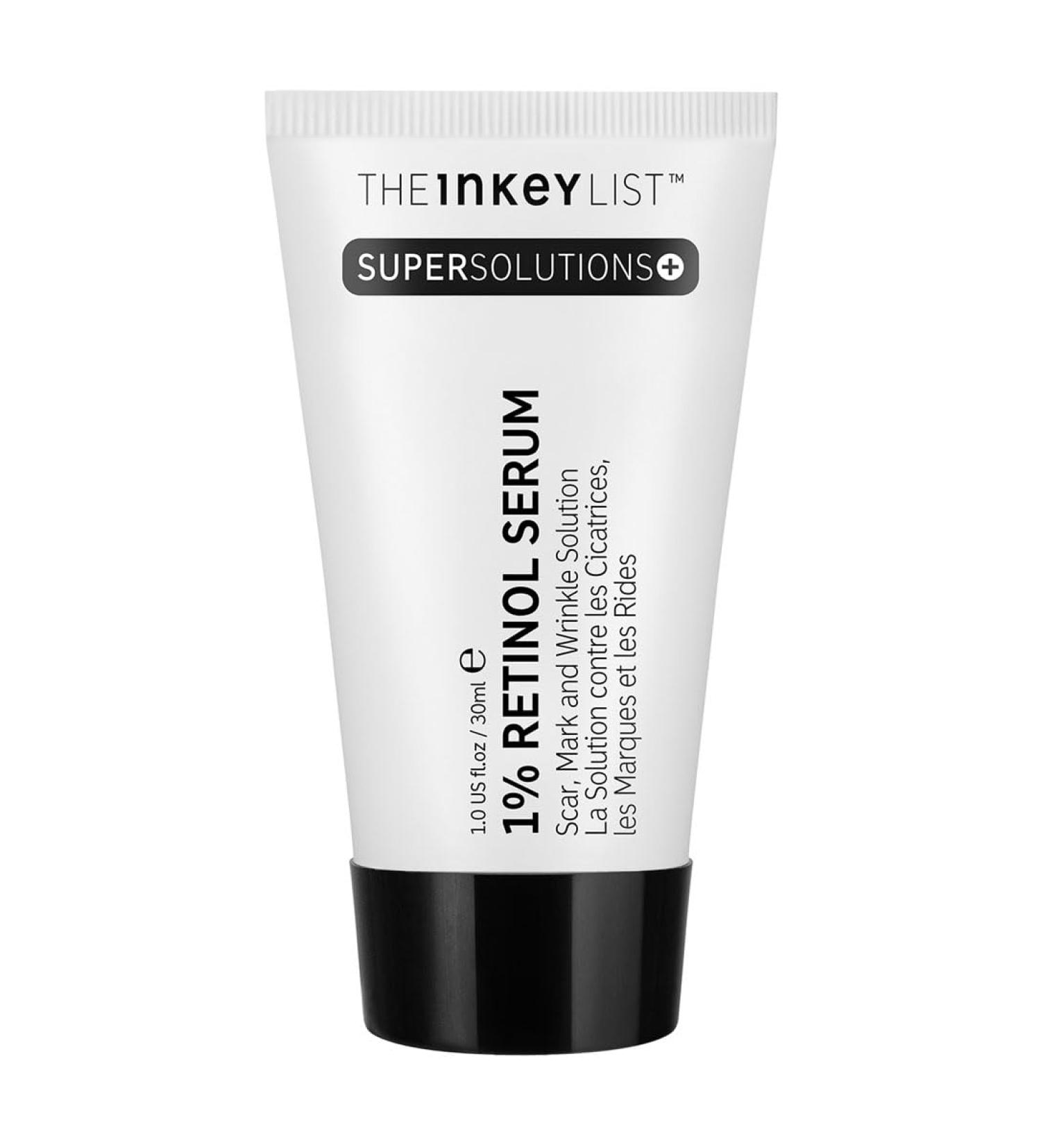 The Inkey List Retinol 1% Serum 30ml | Supersolutions | Targets Scars and Wrinkles | Fragrance-free | Suitable for Normal/Oily Skin - Buy Online on SooperMarket.com