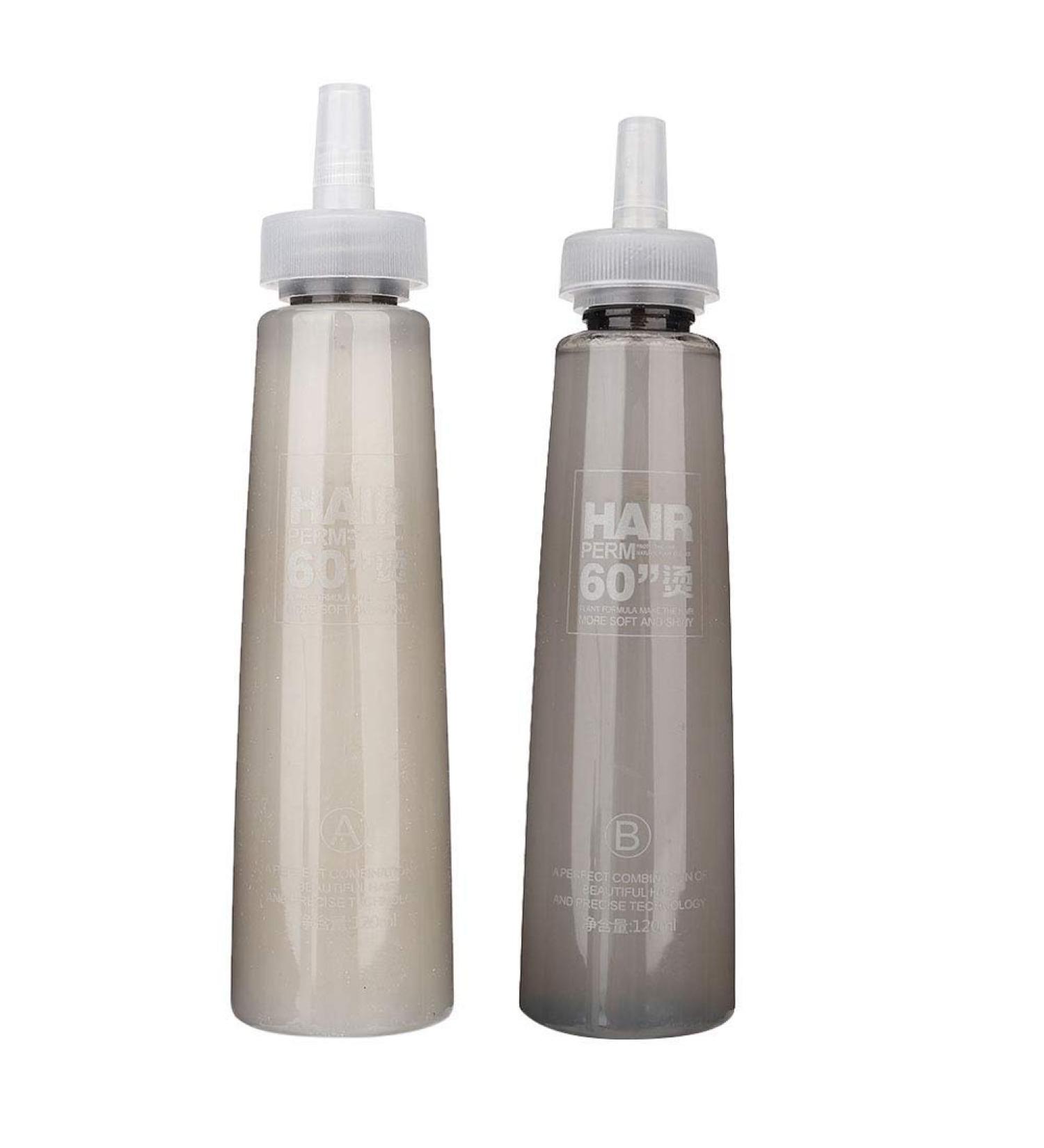 Professional Anggrek Perm Solution Kit - 2pcs 120ml Neutralizer & Lotion for Long Lasting Water Hair Perm in Hair Salon - Buy Online on SooperMarket.com