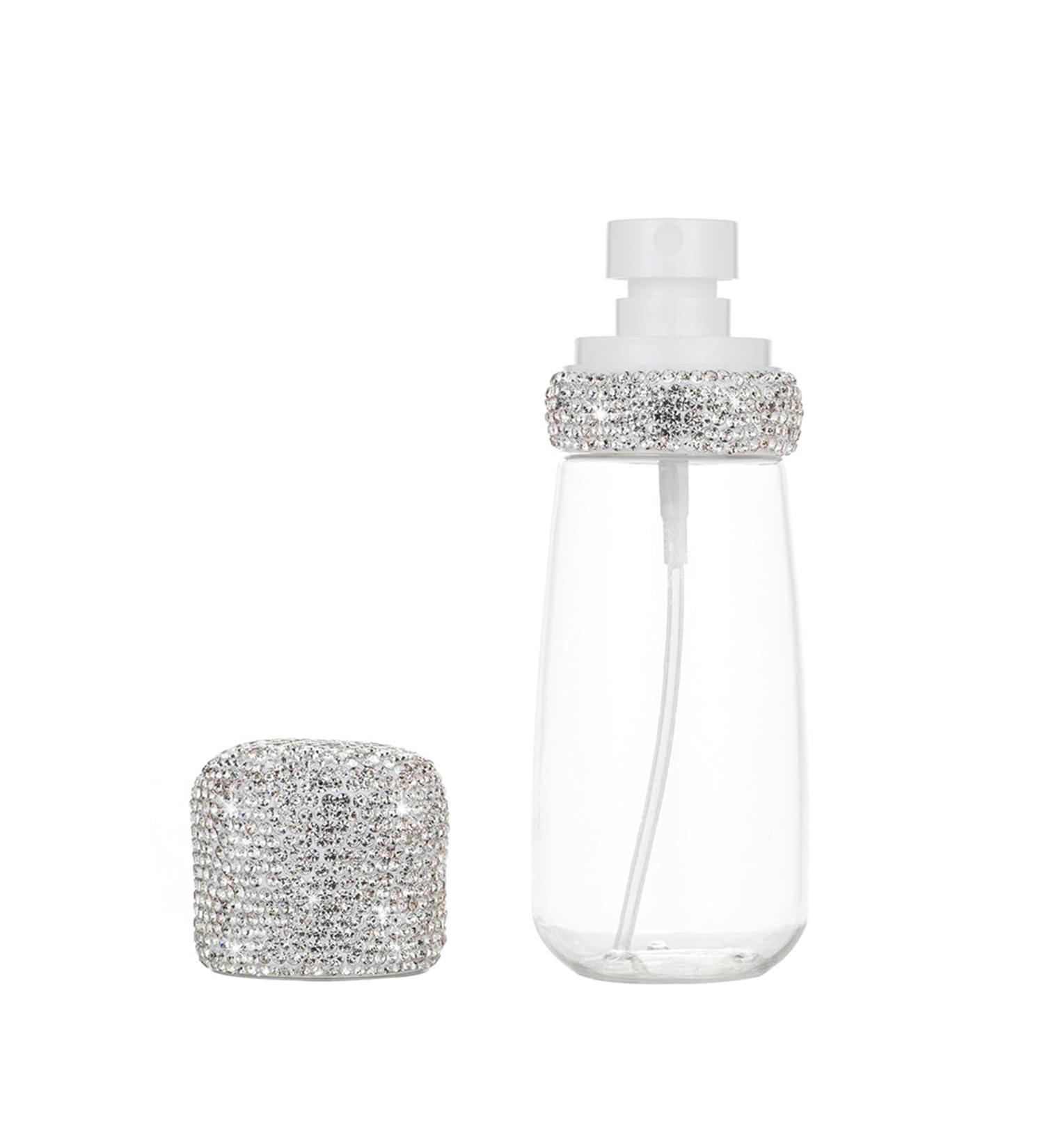 iHMeiju Bling Travel Spray Bottle 2oz/60ml Fine Mist Mini Empty Spray Bottle Leak Proof Cosmetic Refillable Travel Containers Plastic Hair Spray Bottle Sprayer for Water Perfume Face & Hair Mist. - Buy Online on SooperMarket.com