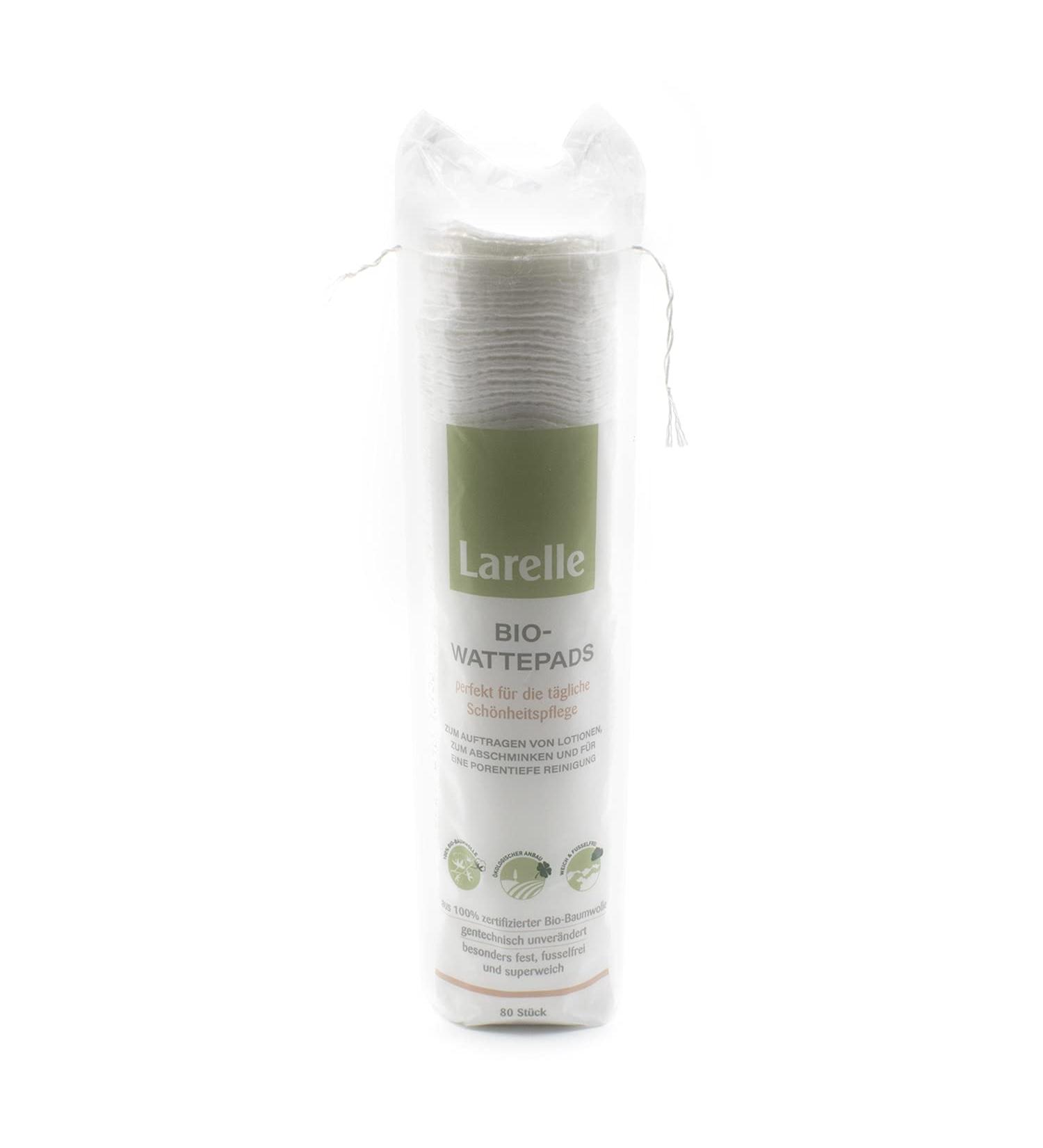 Larelle Organic Cotton Pads Round Pack of 80 GOTS Ecocert Approx. 57 mm Perfect for Daily Beauty Care 80 St ck (1er Pack) Round - Buy Online on SooperMarket.com