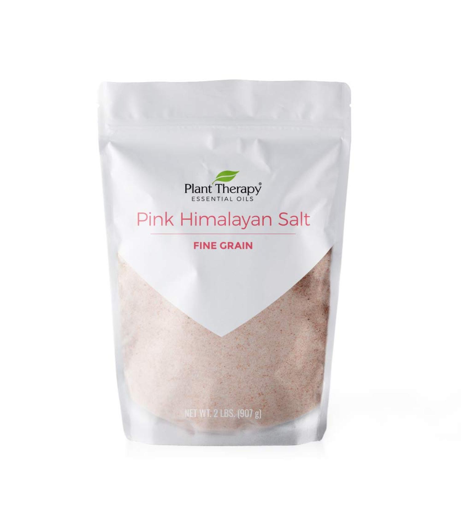 Plant Therapy Pink Himalayan Salt Fine Grain 2 lb - Rich in Nutrients and Minerals for Health Improvement - Buy Online on SooperMarket.com