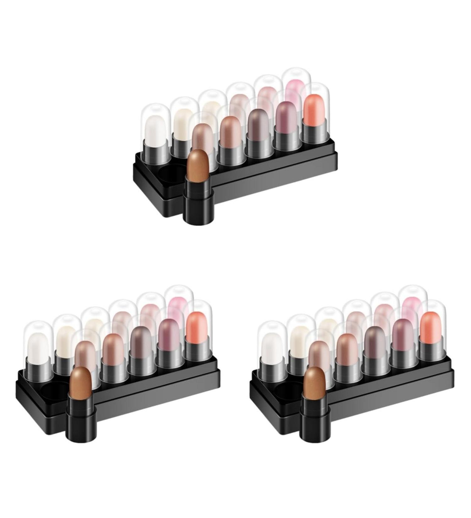 Angoily 36 Pcs 12 Shadow Box Highlighter Eyeshadow Pencil Makeup Kit Cream Eyeshadow Tool Boxed - Buy Online on SooperMarket.com