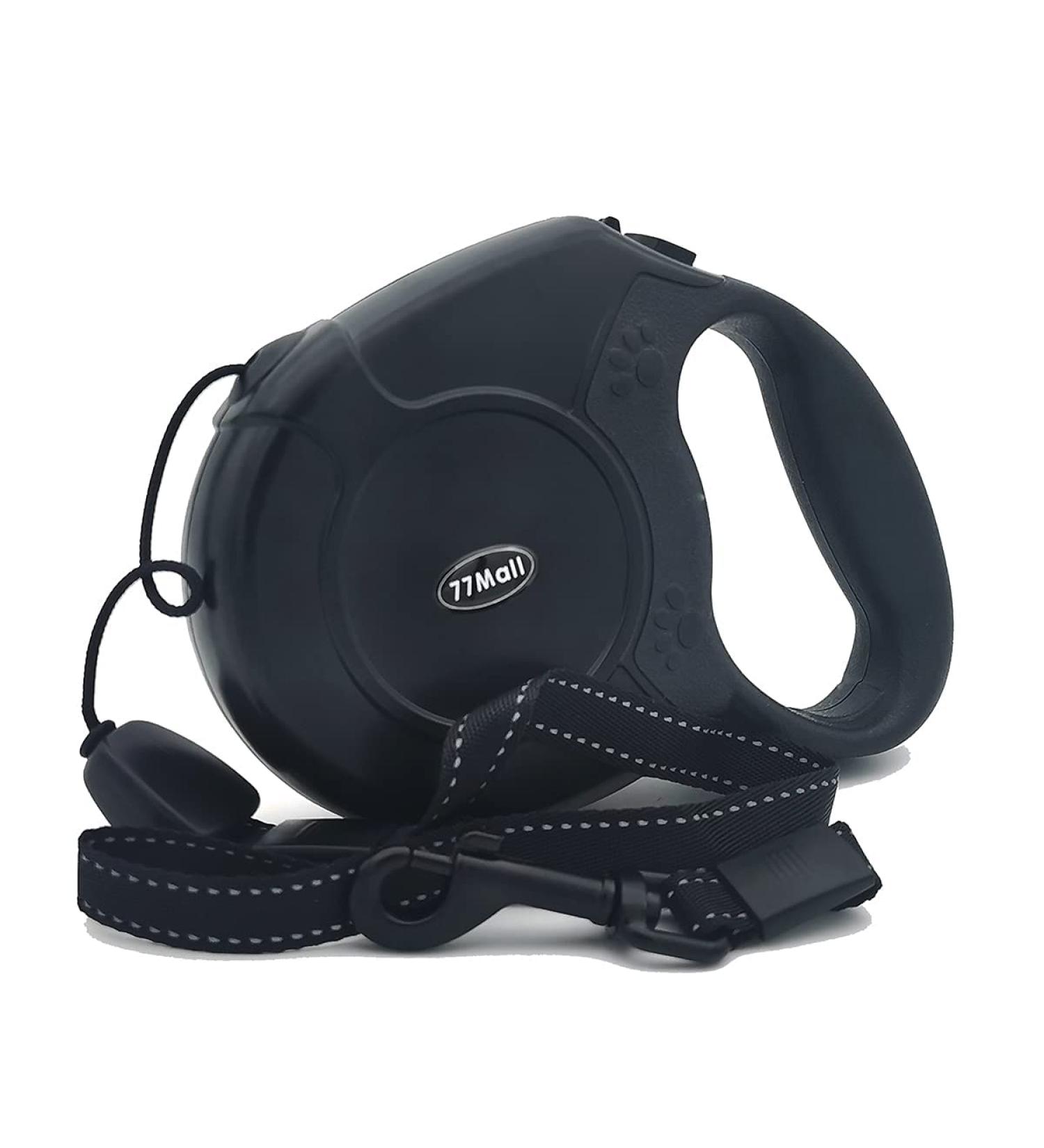 Retractable Dog Leads 26ft Pet Adjustable Leash for Small Medium Large Dogs Up to 49.8Kg (Black) - Buy Online on SooperMarket.com