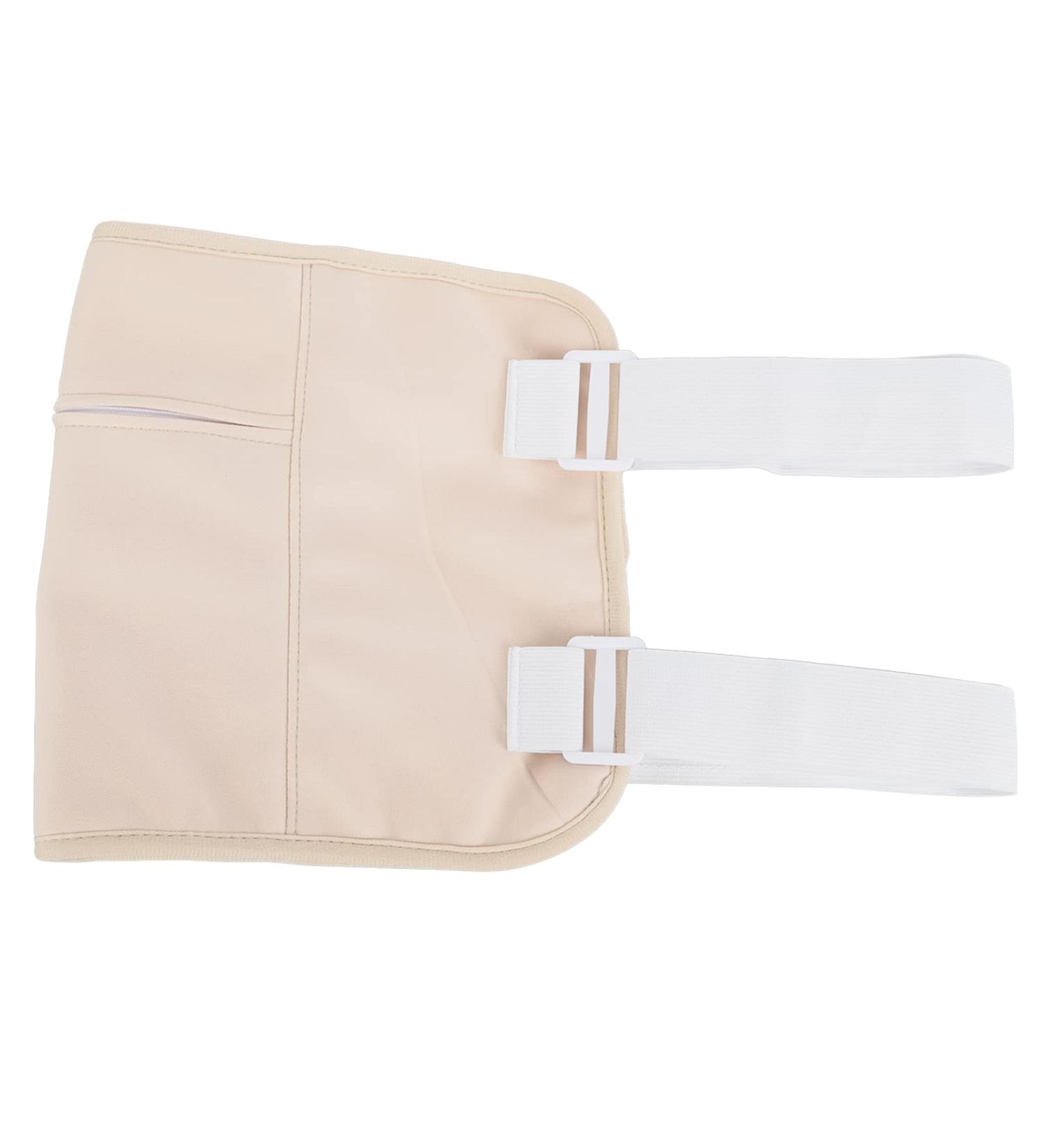 Ergonomic Castor Oil Wrap - Reusable Soft Compress for Waist Massage | Multifunctional Khaki Castor Oil Pack - Buy Online on SooperMarket.com