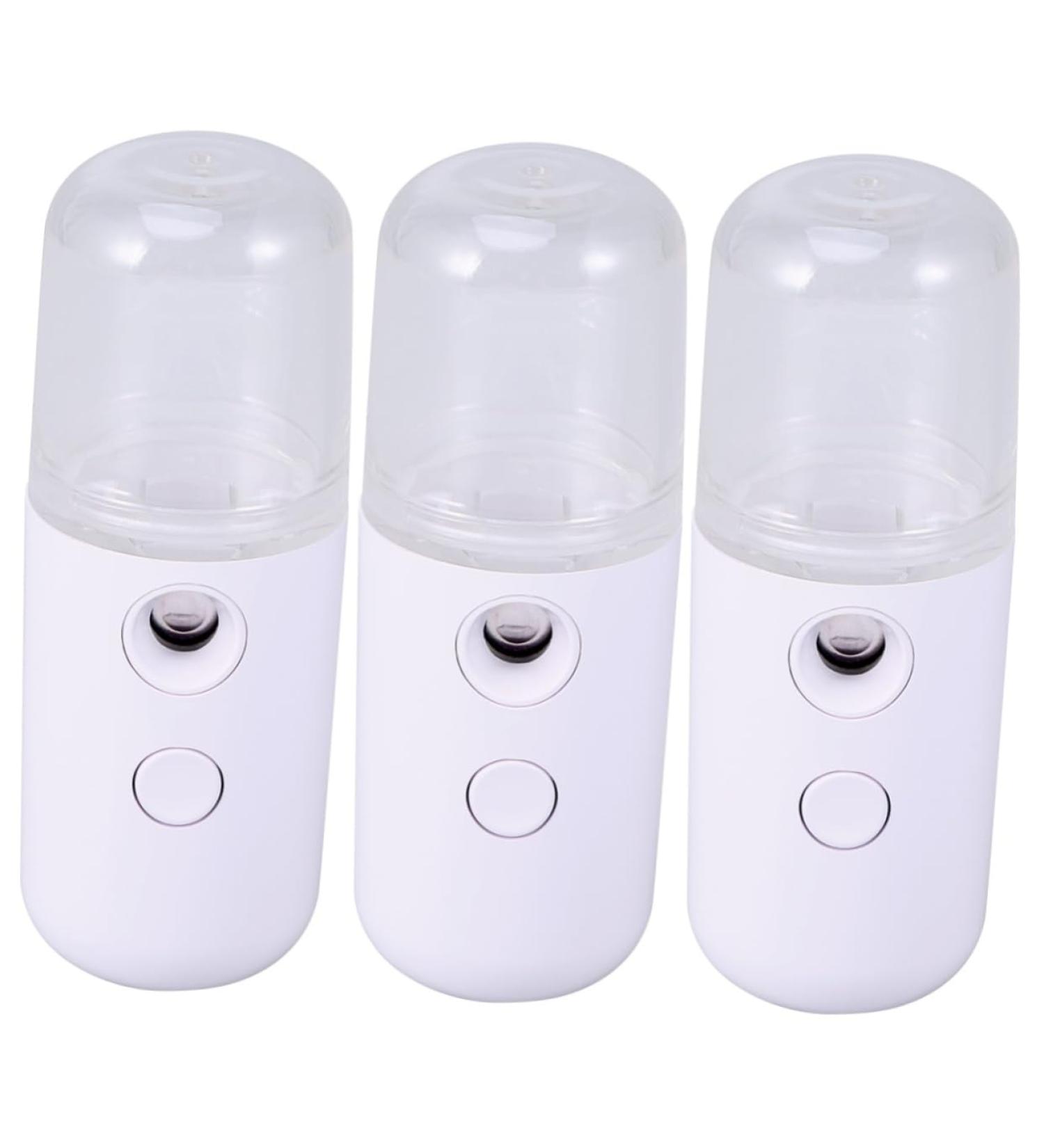 Baluue 3pcs Portable Steamer Portable Humidifier Mini Humidifier Cooler Humidifer Skin Care White - Buy Online on SooperMarket.com