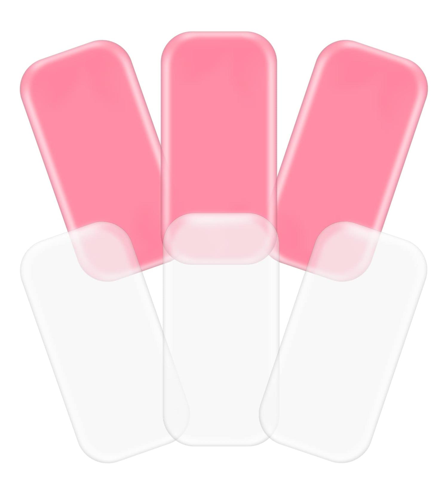 6pc Silicone False Eyelash Holder Pads for Extensions - Pink & Transparent - Buy Online on SooperMarket.com