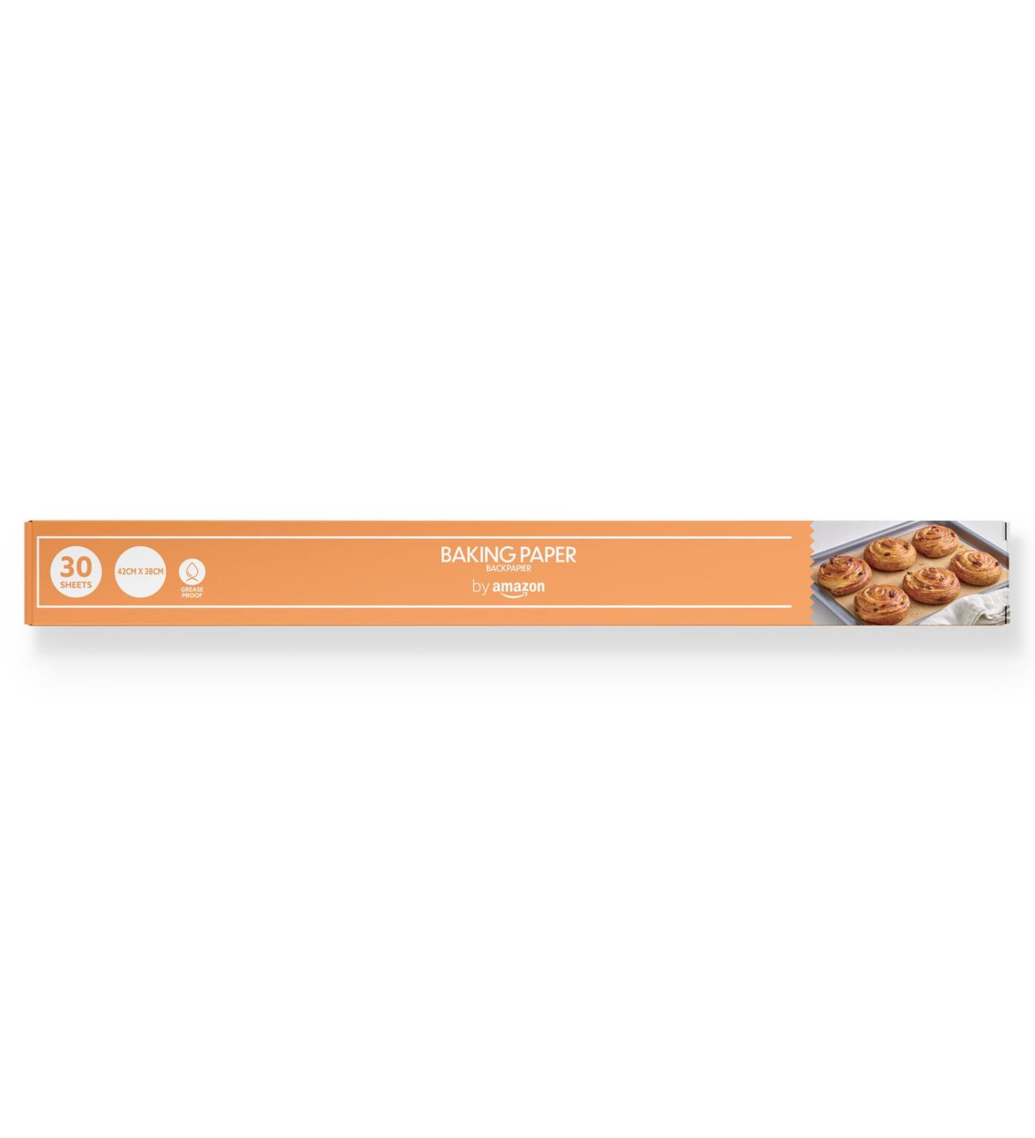 Buy Amazon Baking Paper - 30 Sheets 42 x 38 cm | Premium Non-Stick Baking Sheets for Perfect Baking | Fast International Shipping - Buy Online on SooperMarket.com