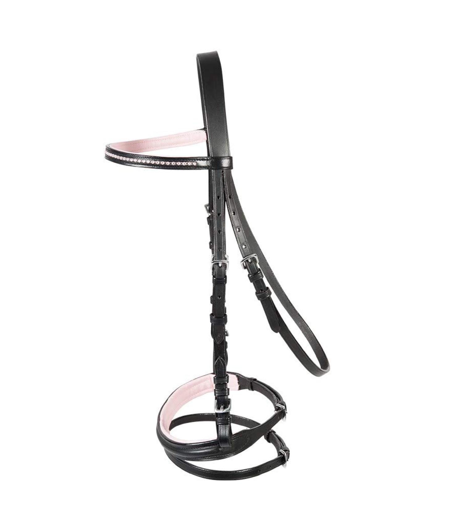 PFIFF bridle Staines black-pink Pony Pony Black / Pink