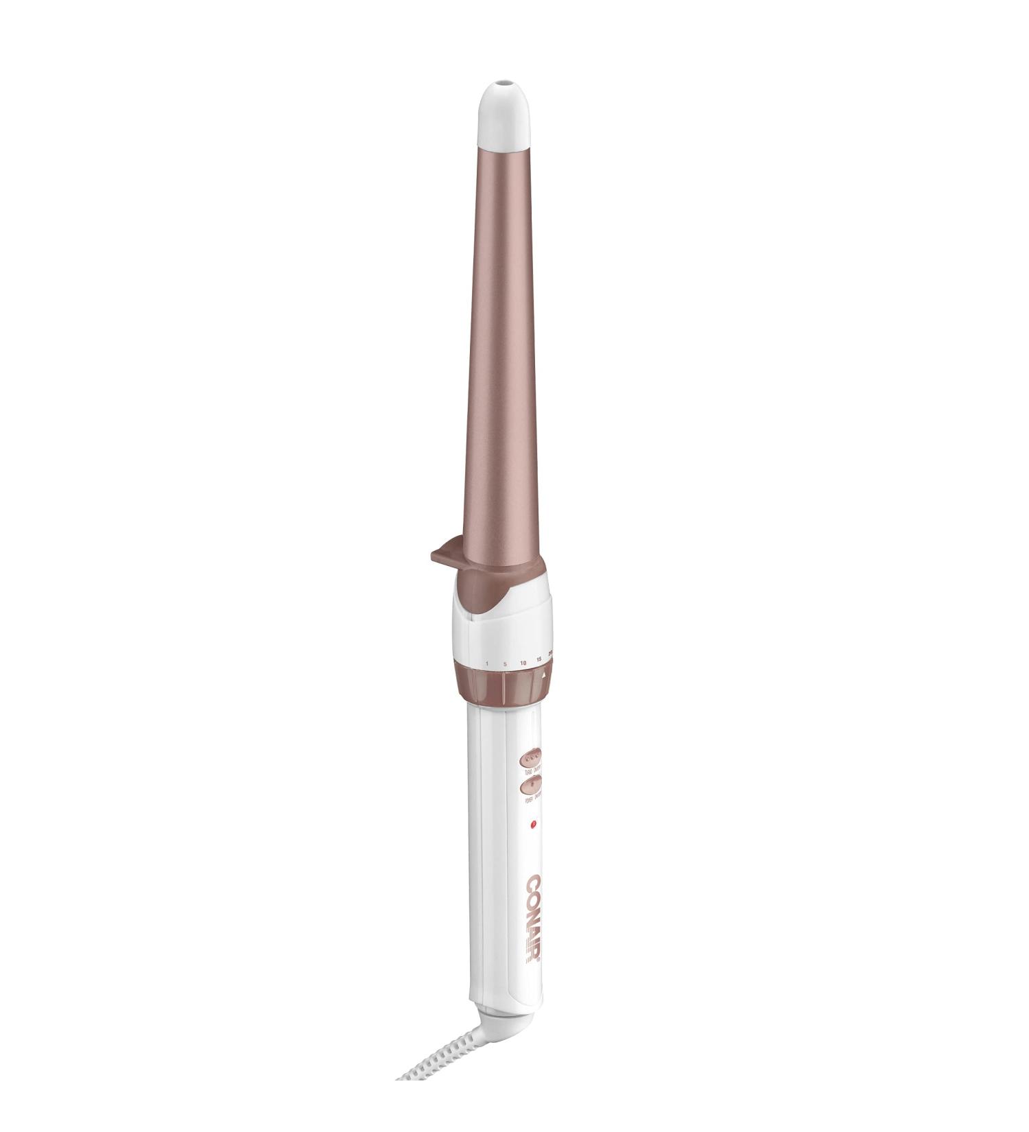 Conair Double Ceramic 1 1/4 to 3/4-inch Curling Wand for Beachy Waves - Buy Online on SooperMarket.com